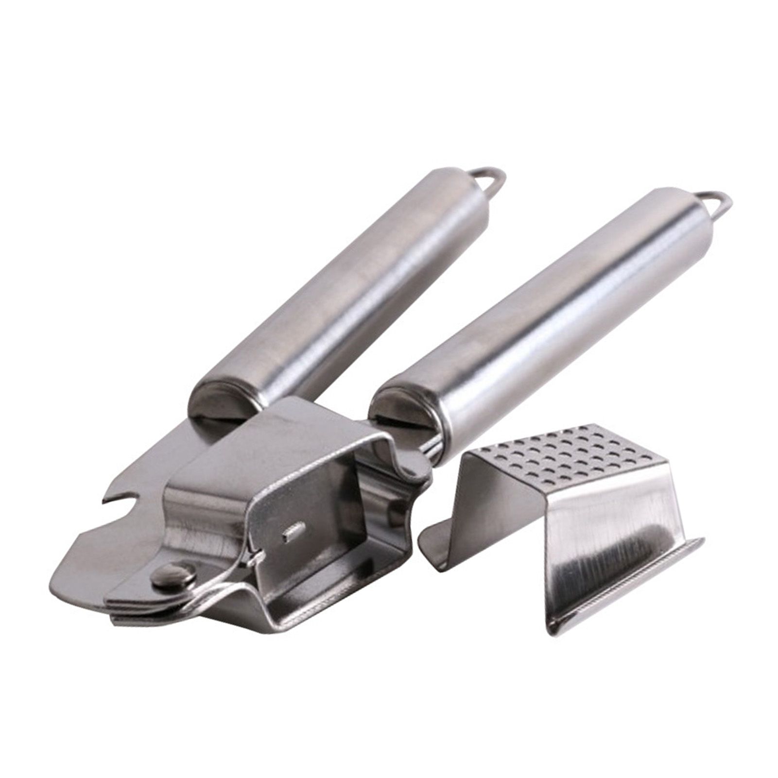 Manual Garlic Press Stainless Steel Rust Proof Curved Garlic Mincer Kitchen