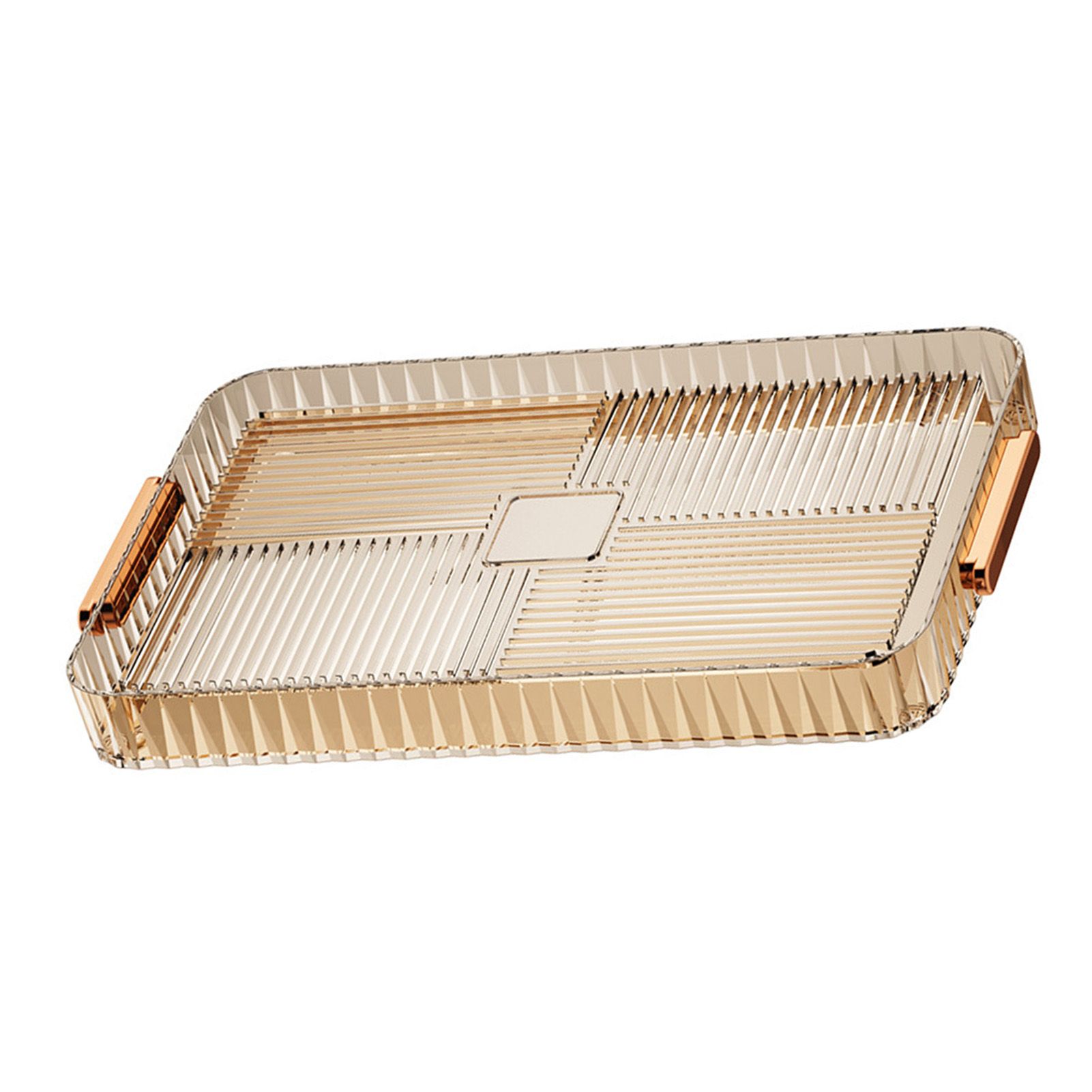 Drainage Tea Tray Plastic Multipurpose Large Capacity Transparent Tea Serving view 6