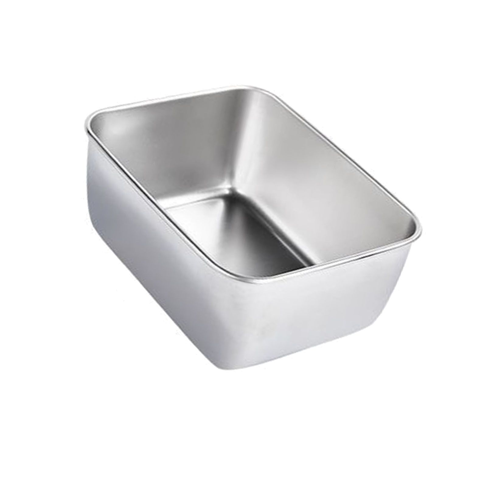 304 Stainless Steel Tray Dish Plate Rectangle Food Storage Container for Fruit view 4