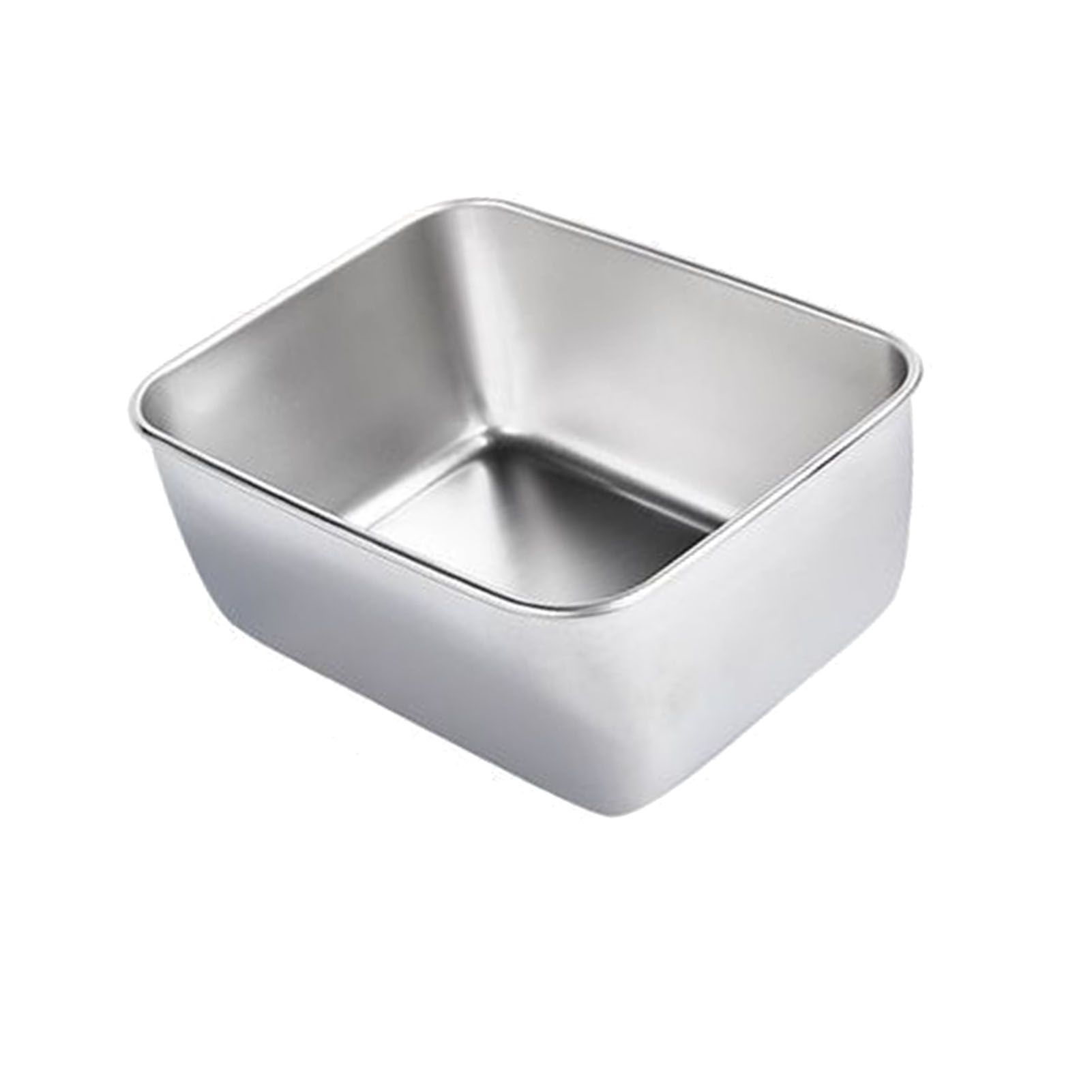 304 Stainless Steel Tray Dish Plate Rectangle Food Storage Container for Fruit view 6