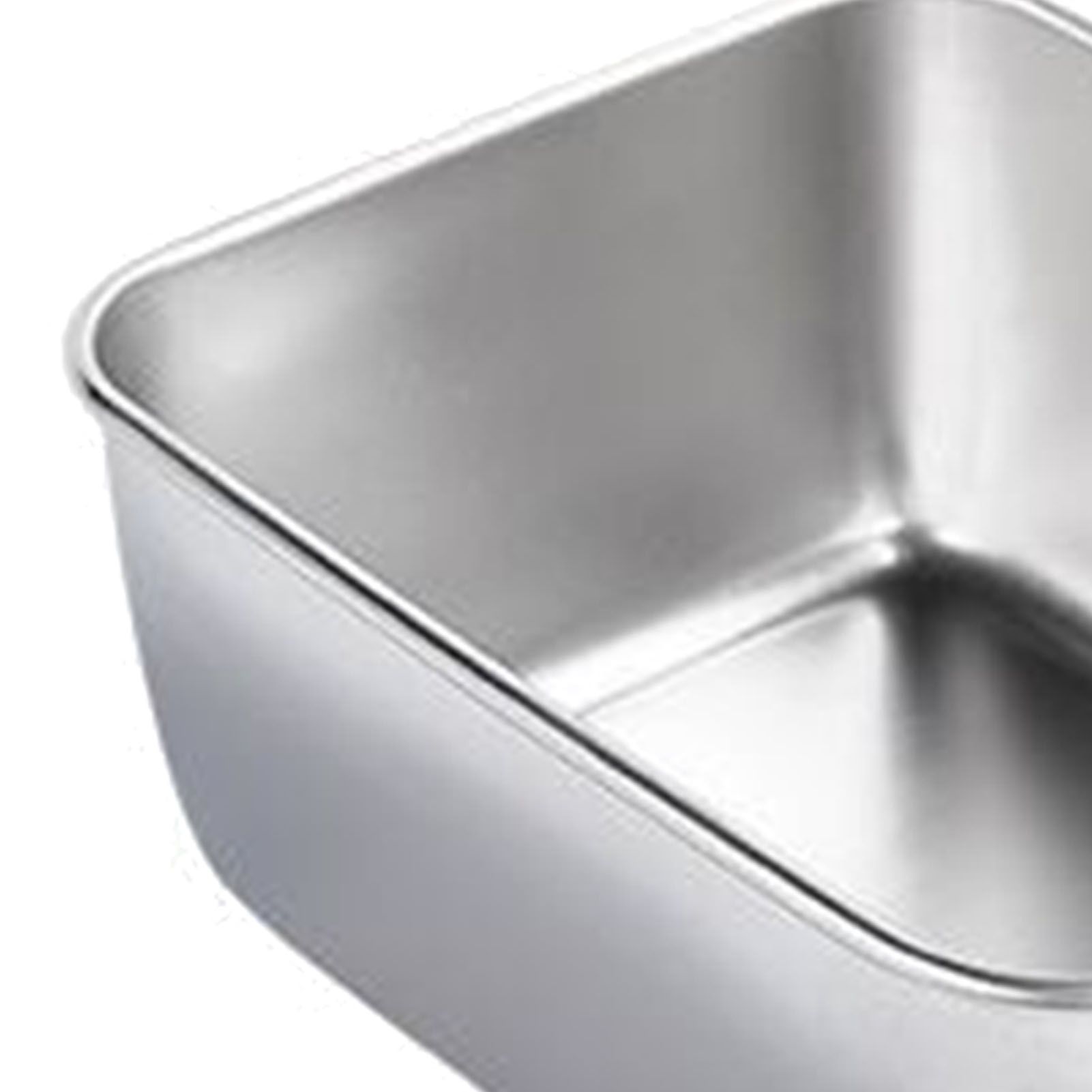304 Stainless Steel Tray Dish Plate Rectangle Food Storage Container for Fruit view 7