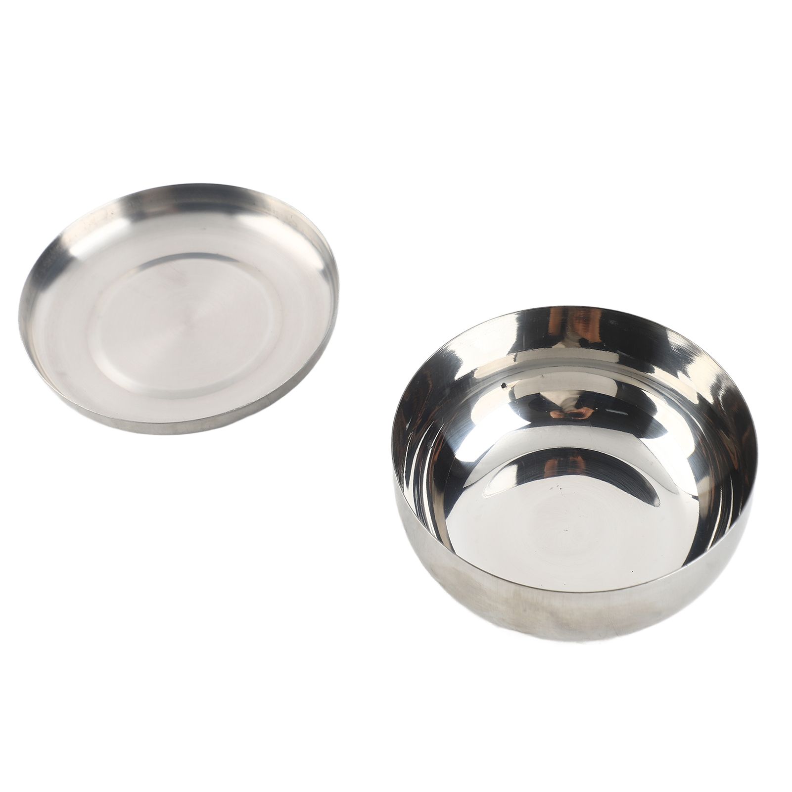 Stainless Steel Rice Bowl with Lids Multiple Purpose Single Layer Mixing Bowl view 5