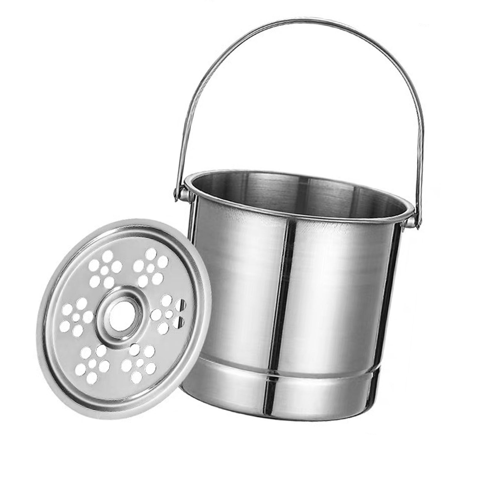 Ice Bucket Professional Thickened Stainless Steel Ice Bucket with Filter Plate view 4