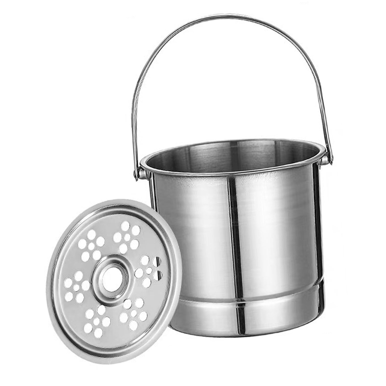 Ice Bucket Professional Thickened Stainless Steel Ice Bucket with Filter Plate view 5