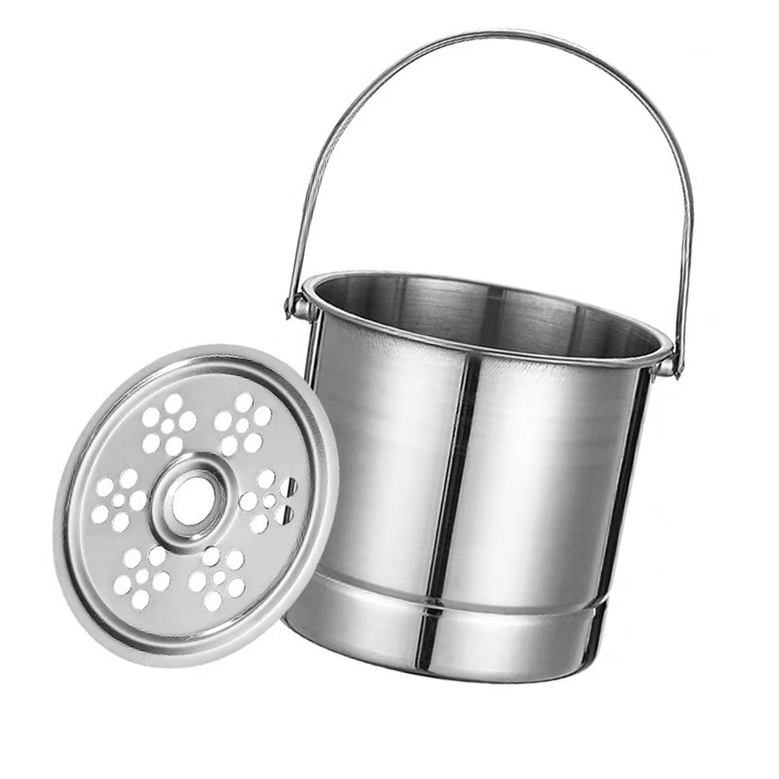Ice Bucket Professional Thickened Stainless Steel Ice Bucket with Filter Plate view 8