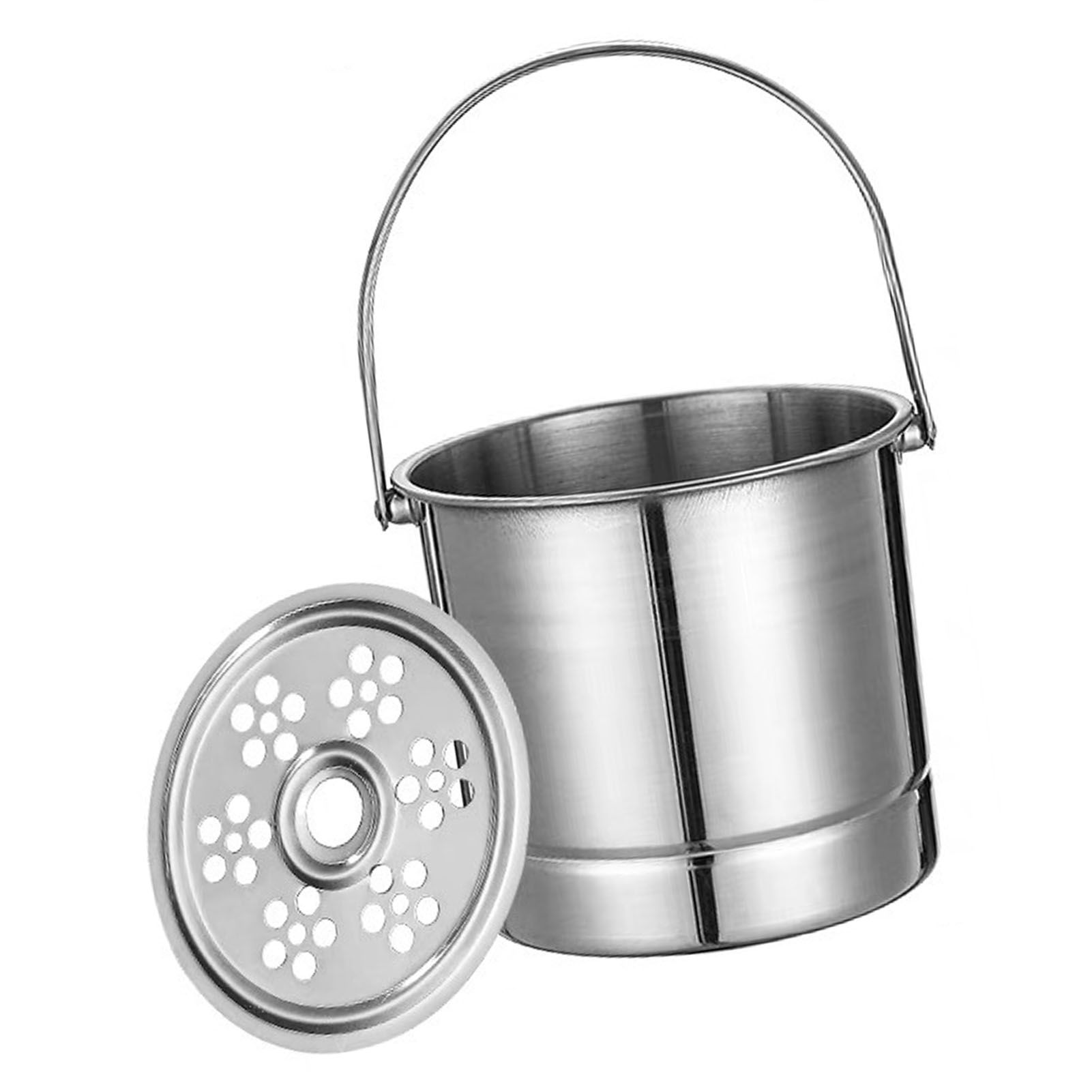 Ice Bucket Professional Thickened Stainless Steel Ice Bucket with Filter Plate view 9