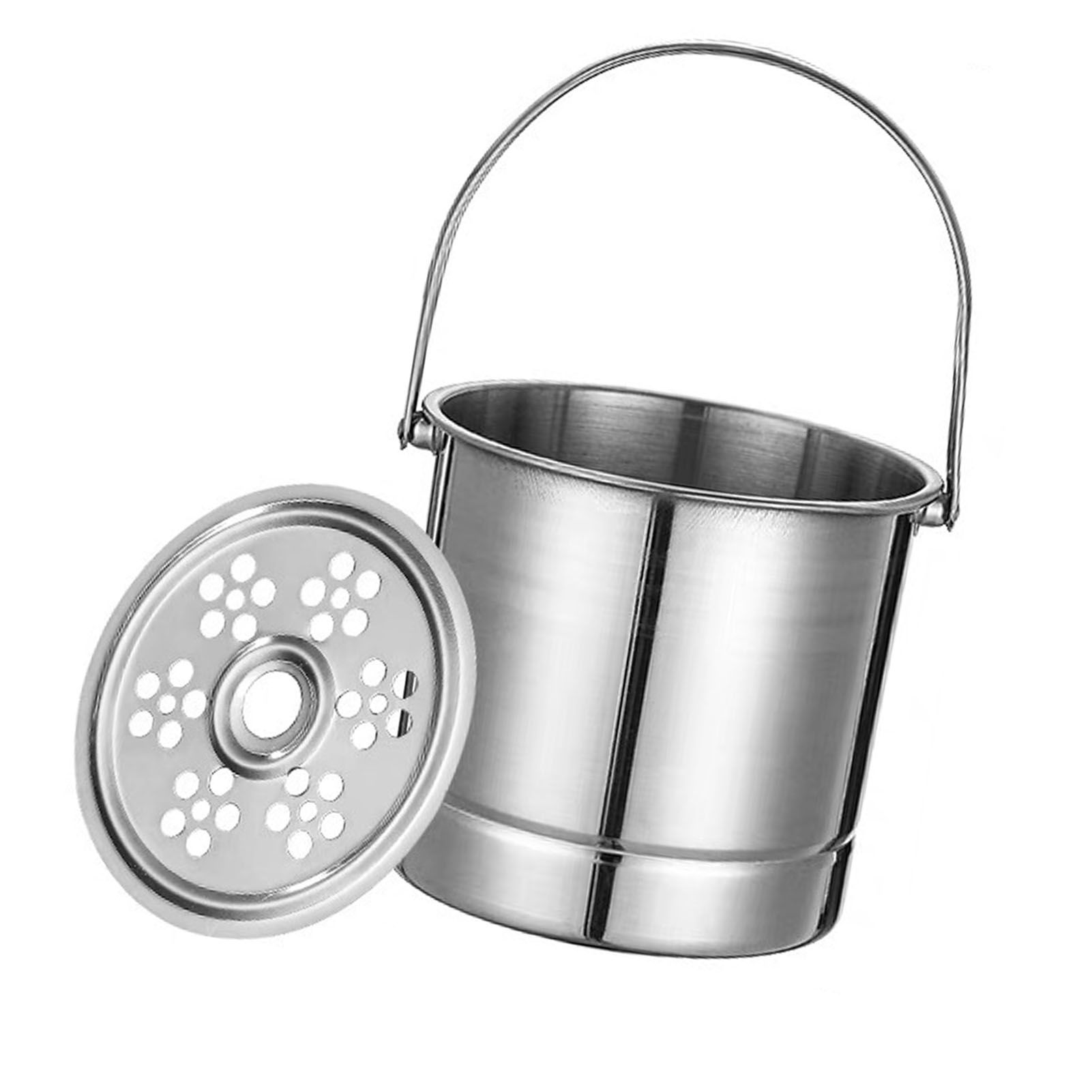 Ice Bucket Professional Thickened Stainless Steel Ice Bucket with Filter Plate view 10