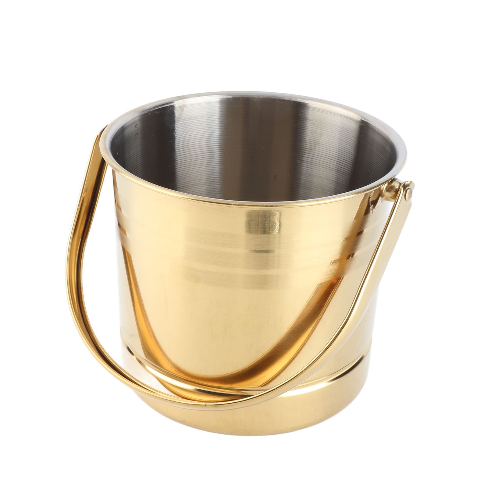 Ice Bucket Professional Thickened Stainless Steel Ice Bucket with Filter Plate view 3