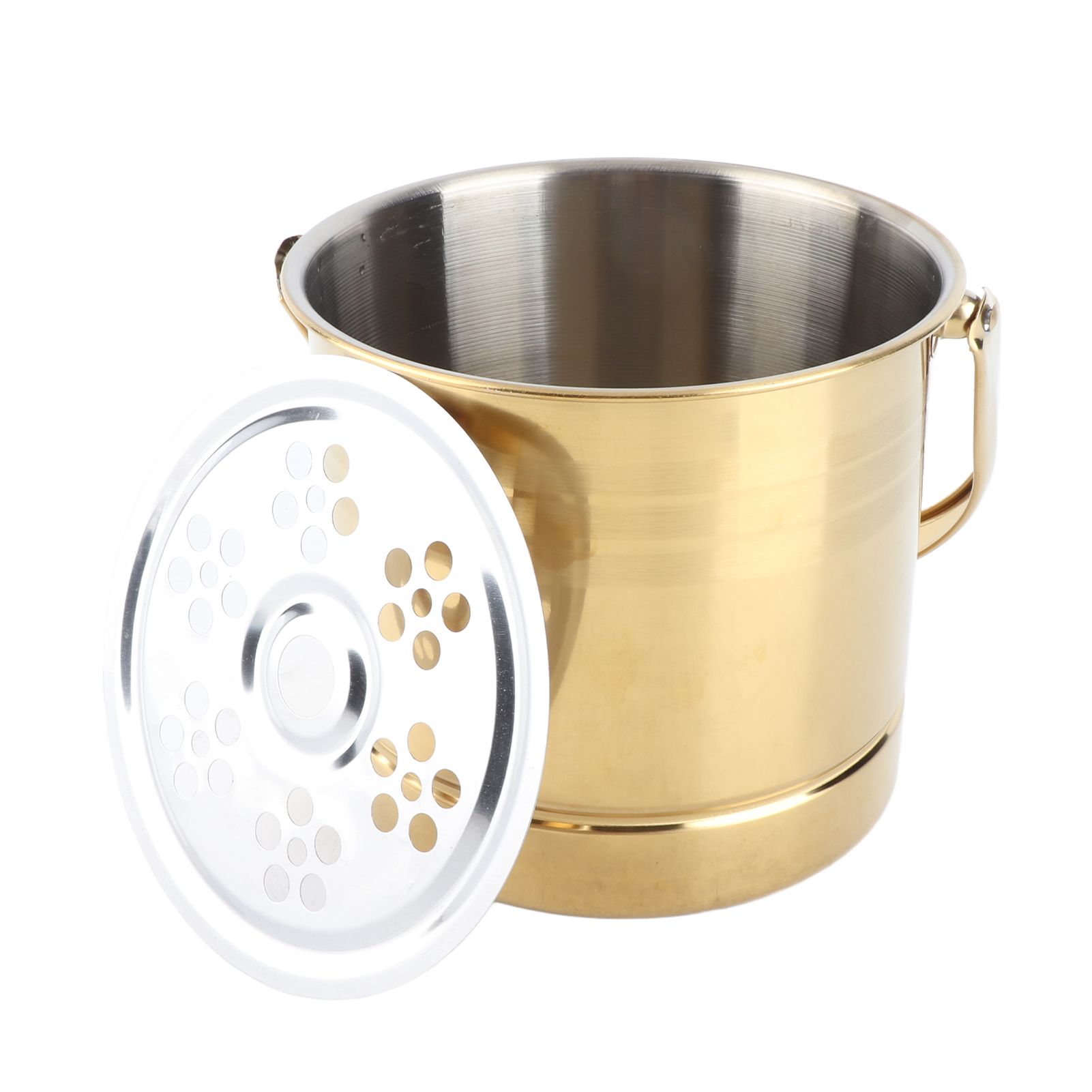Ice Bucket Professional Thickened Stainless Steel Ice Bucket with Filter Plate view 5