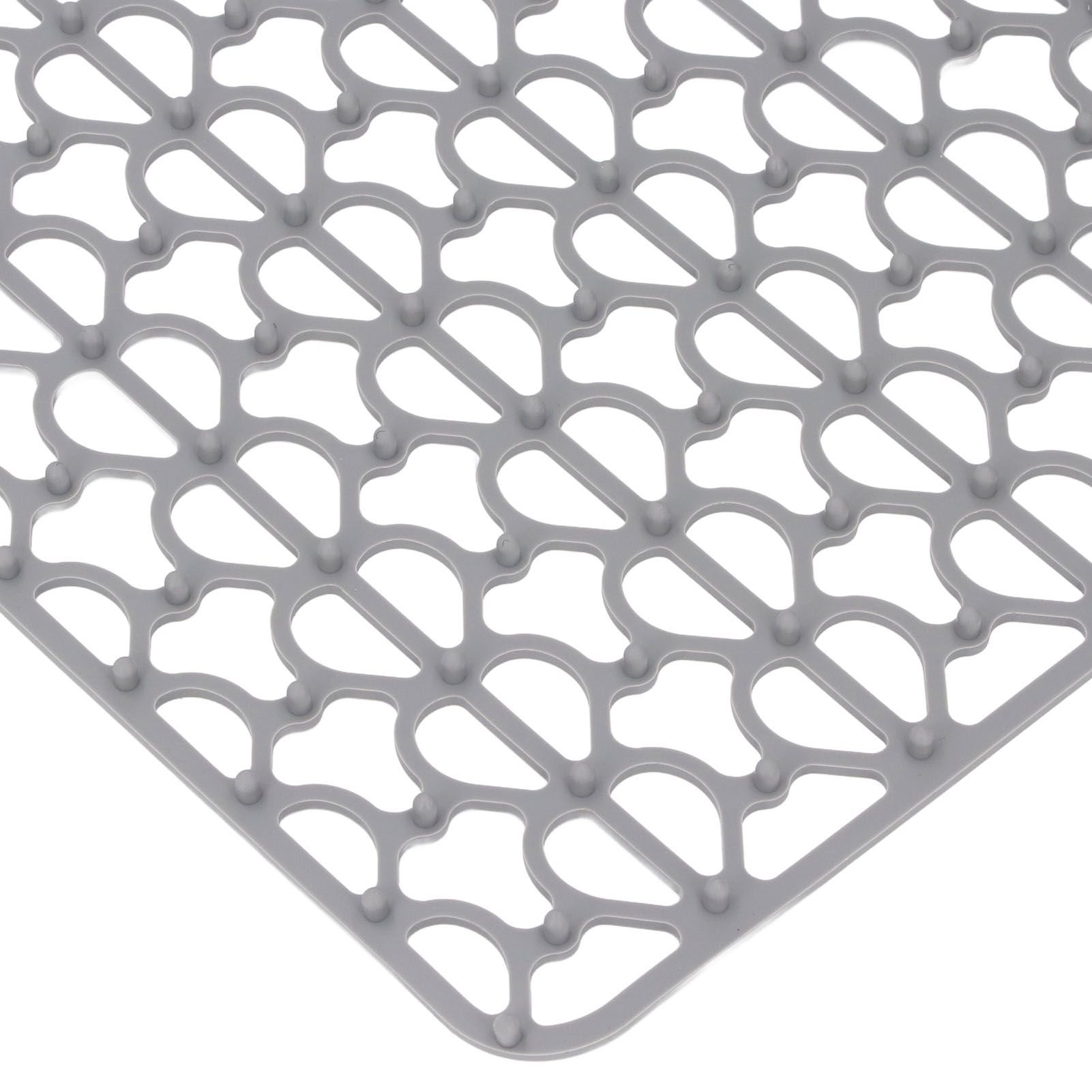 Kitchen Sink Mat Silicone Scratch Resistant Anti Slip Water Proof Reusable view 2