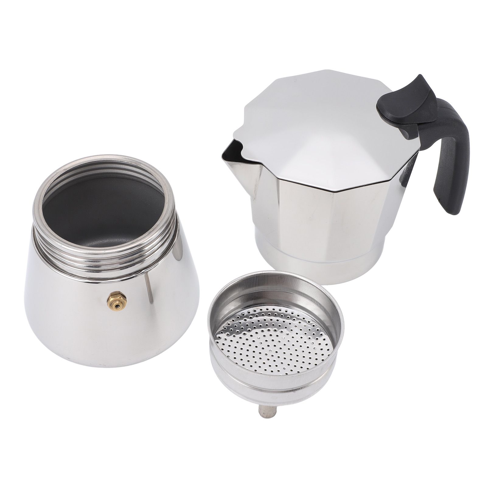 Stovetop Coffee Pot 304 Stainless Steel Exquisite Stylish Coffee Maker Pot for view 10