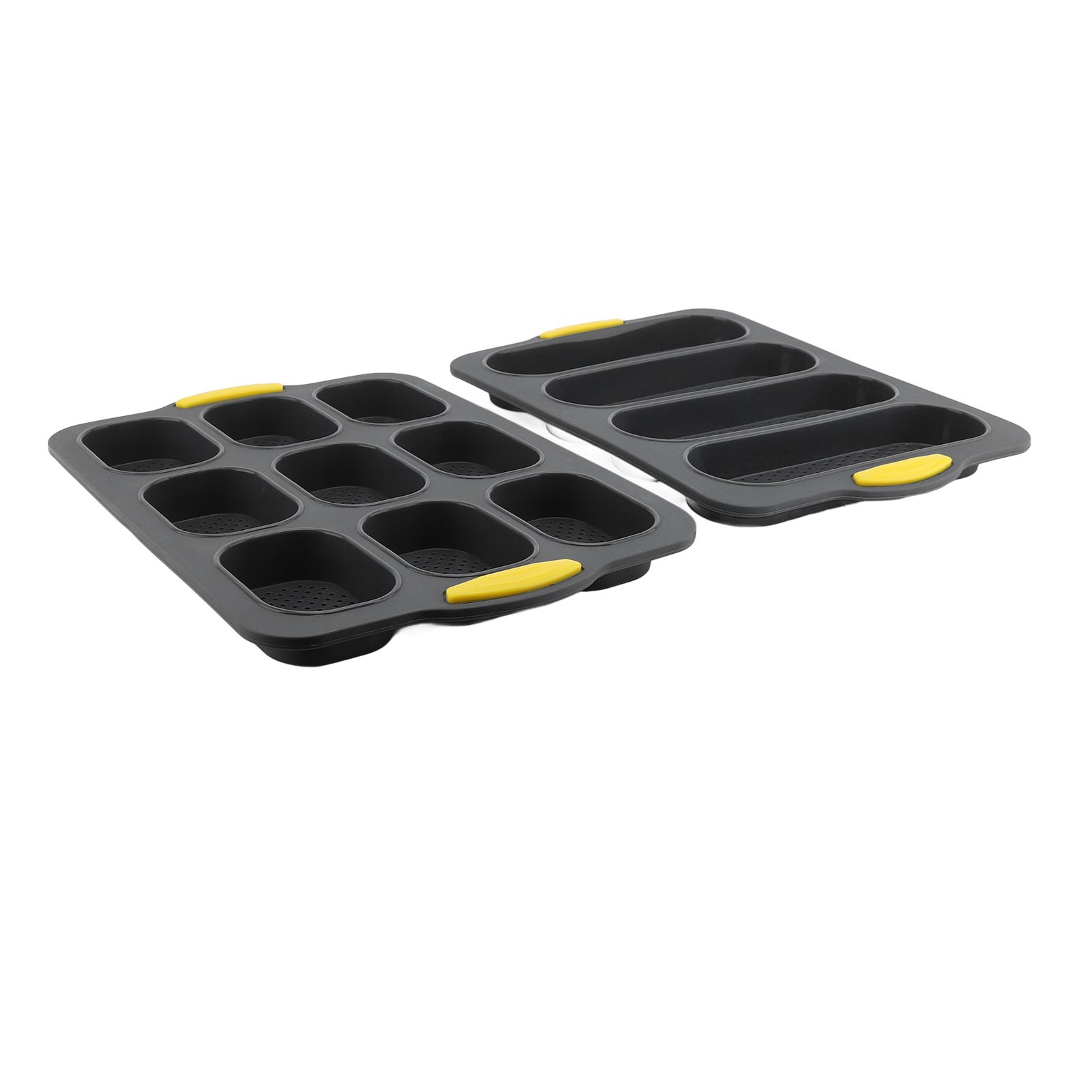 Mini Loaf Pan Perforated Anti Stick Easy to Release Silicone French Bread view 8