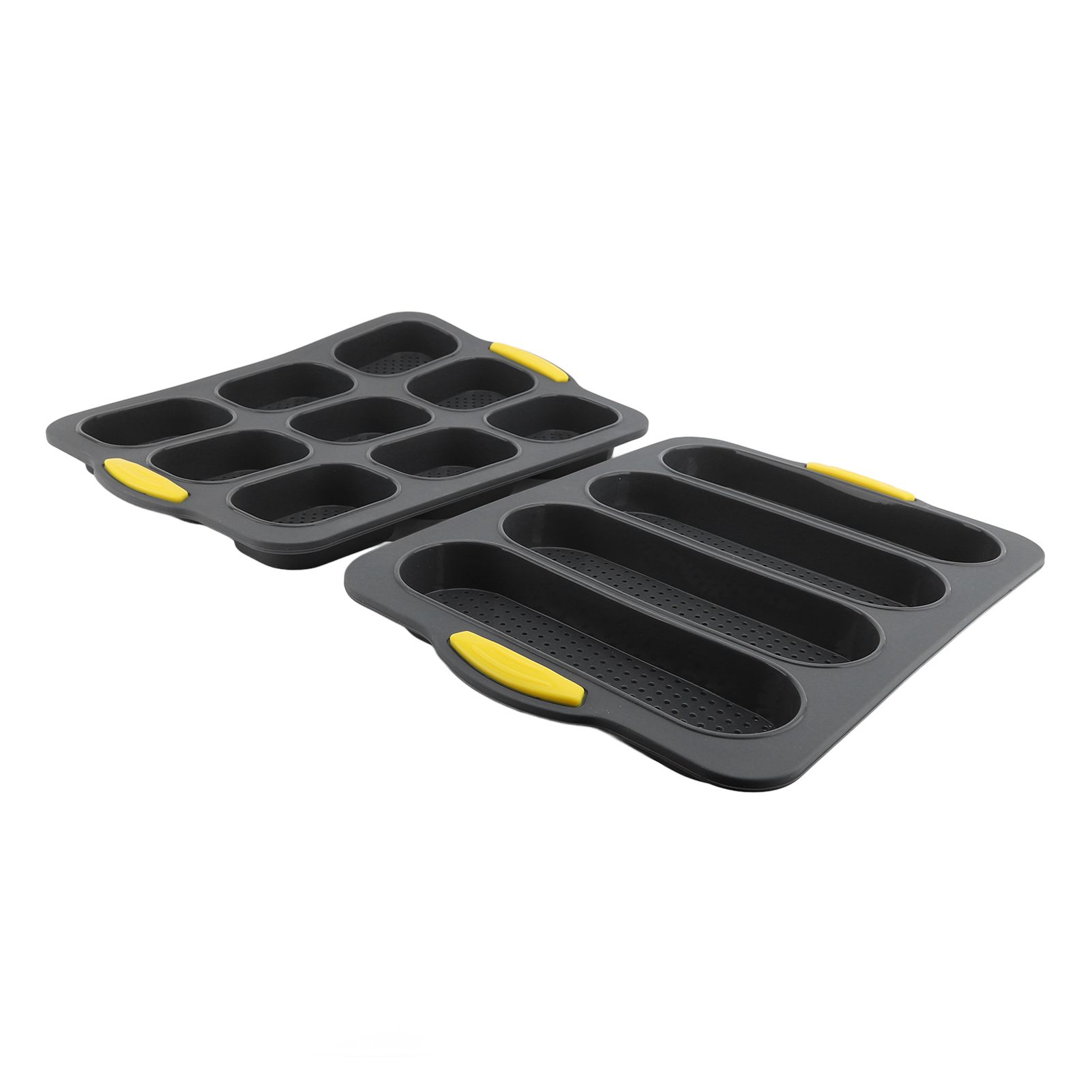 Mini Loaf Pan Perforated Anti Stick Easy to Release Silicone French Bread view 9