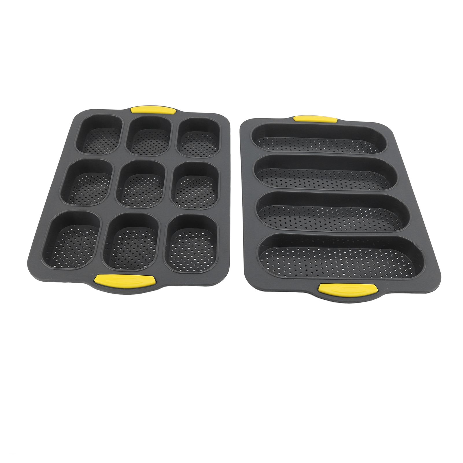 Mini Loaf Pan Perforated Anti Stick Easy to Release Silicone French Bread view 11