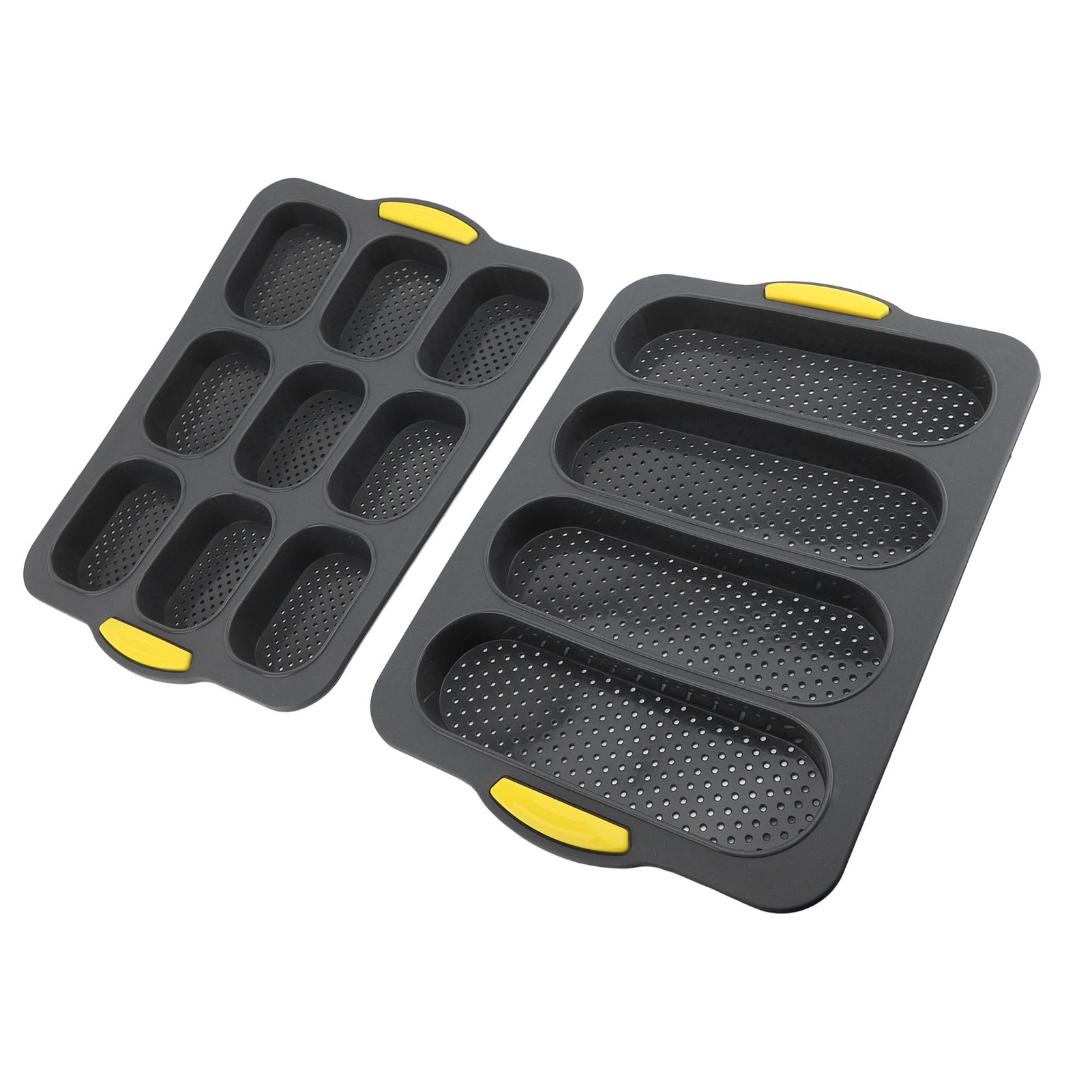 Mini Loaf Pan Perforated Anti Stick Easy to Release Silicone French Bread view 12