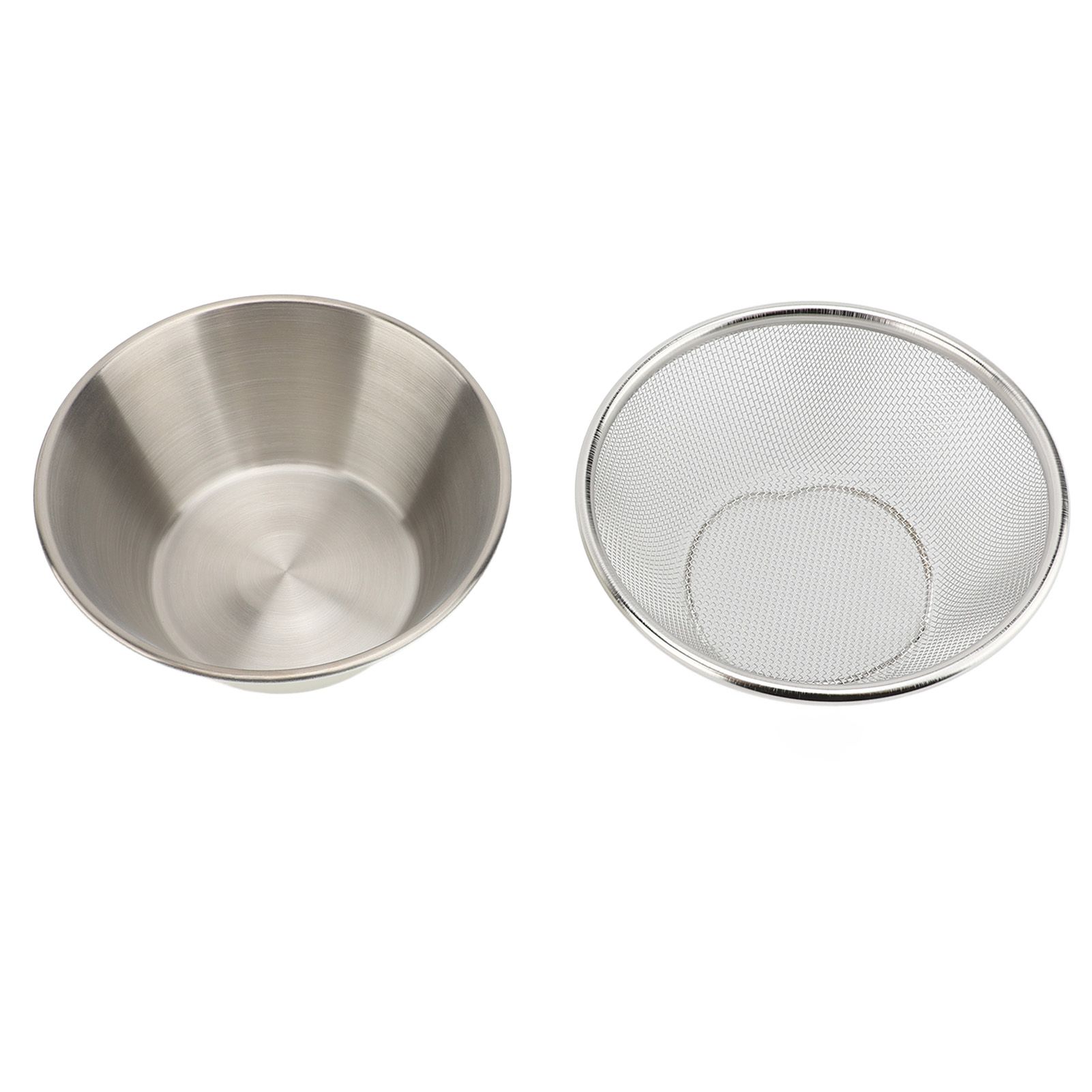 304 Stainless Steel Colander Set Microporous Fine Mesh Mini Metal Strainer view 3