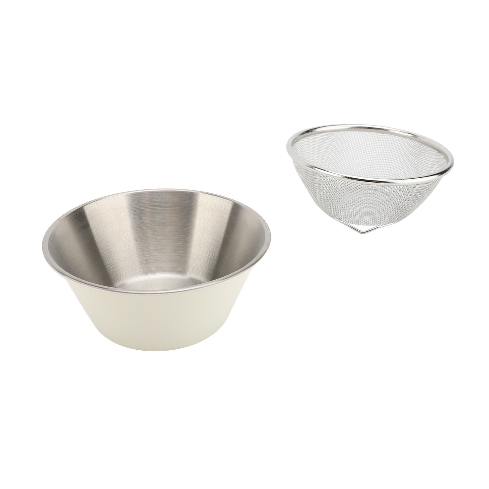 304 Stainless Steel Colander Set Microporous Fine Mesh Mini Metal Strainer view 8