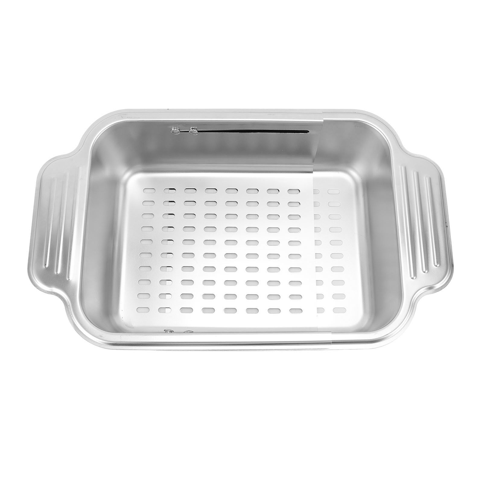 Expandable Dish Drying Rack Stainless Steel Over Sink Dish Drainer Rack Basket view 3