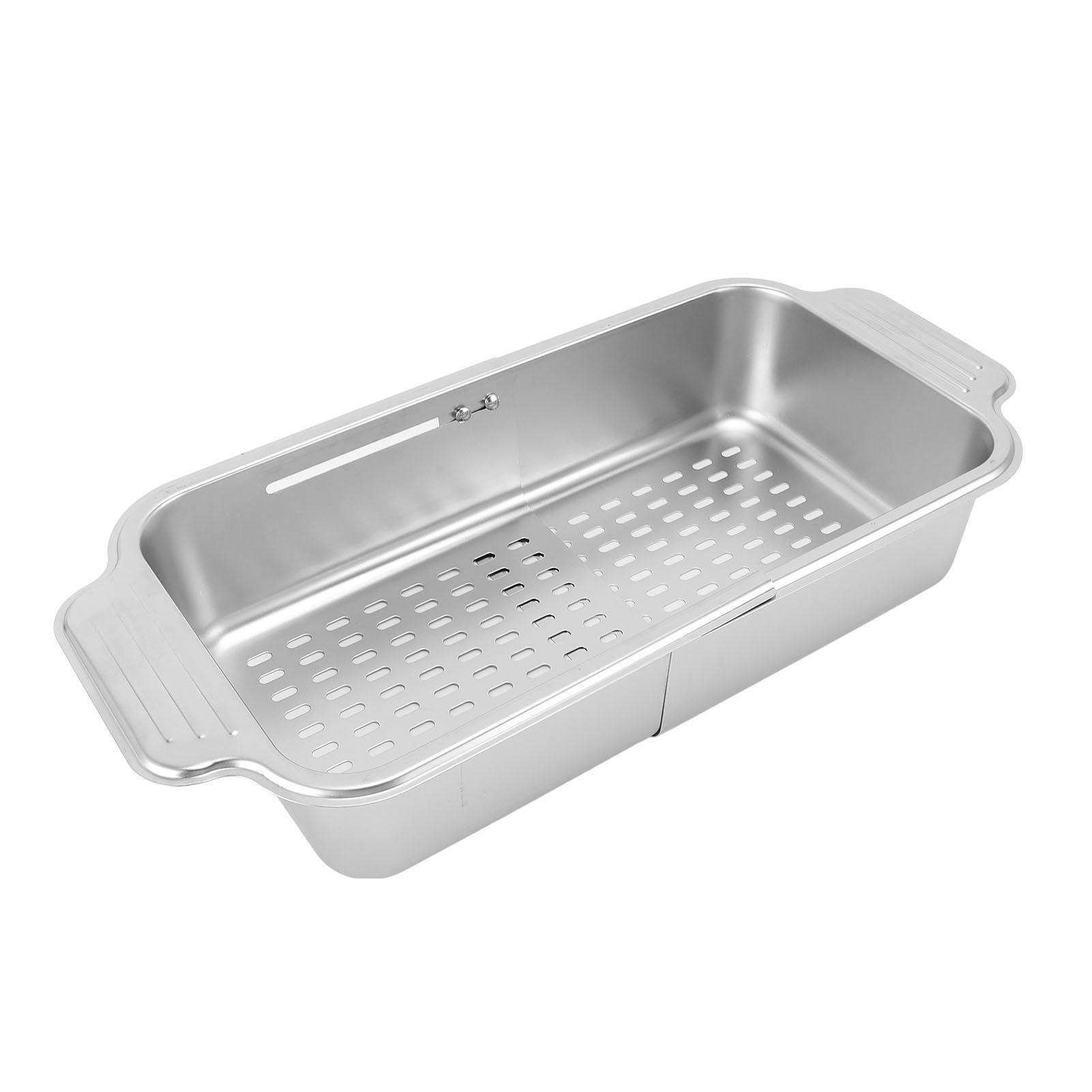 Expandable Dish Drying Rack Stainless Steel Over Sink Dish Drainer Rack Basket view 4