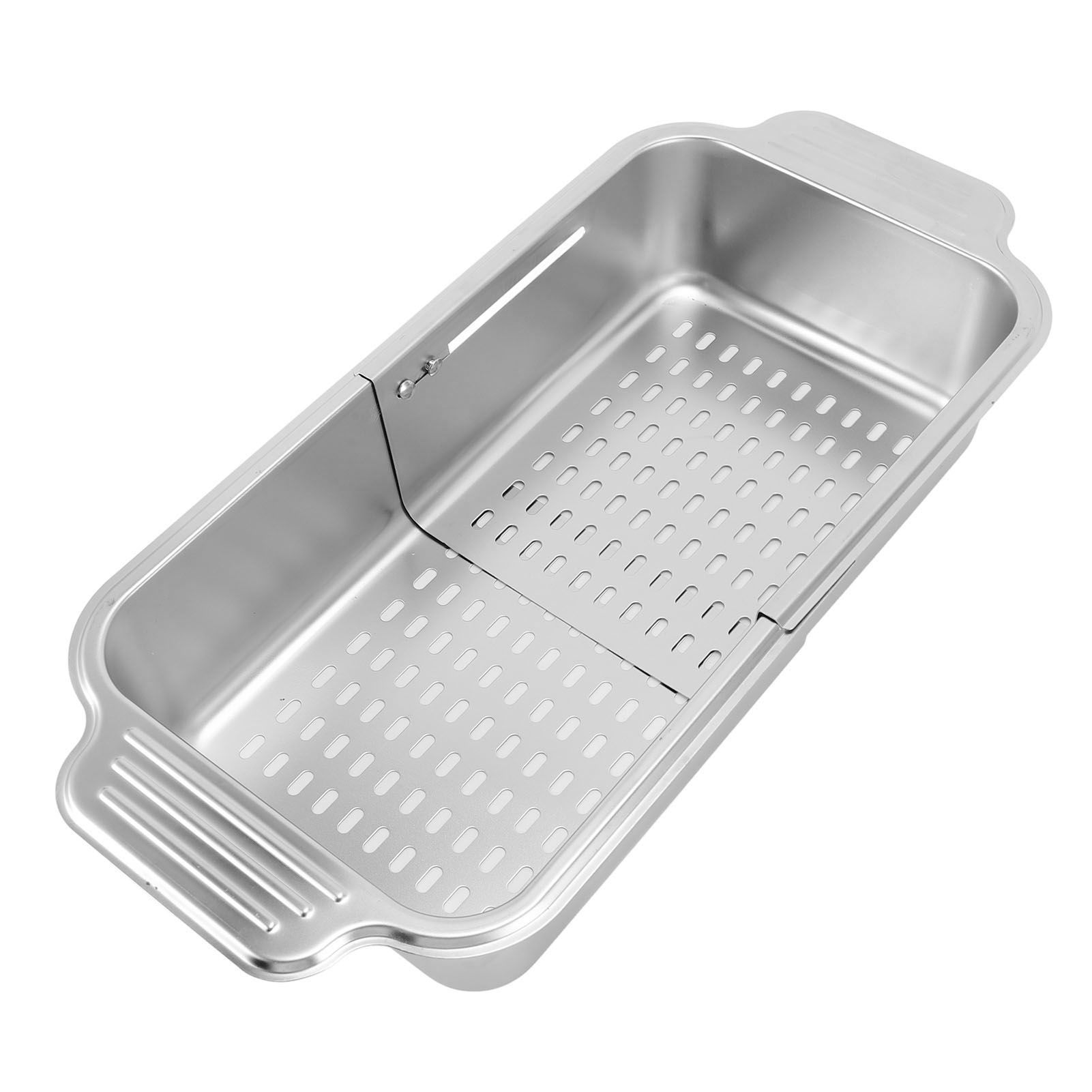 Expandable Dish Drying Rack Stainless Steel Over Sink Dish Drainer Rack Basket view 8
