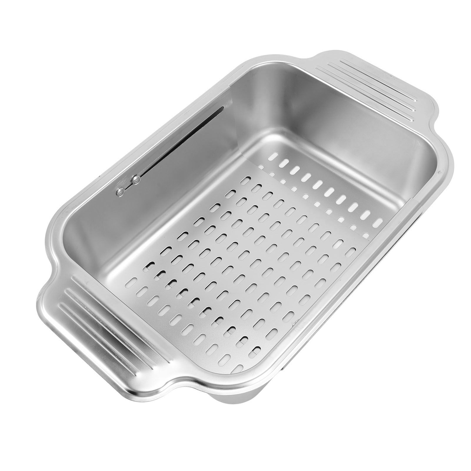 Expandable Dish Drying Rack Stainless Steel Over Sink Dish Drainer Rack Basket view 9