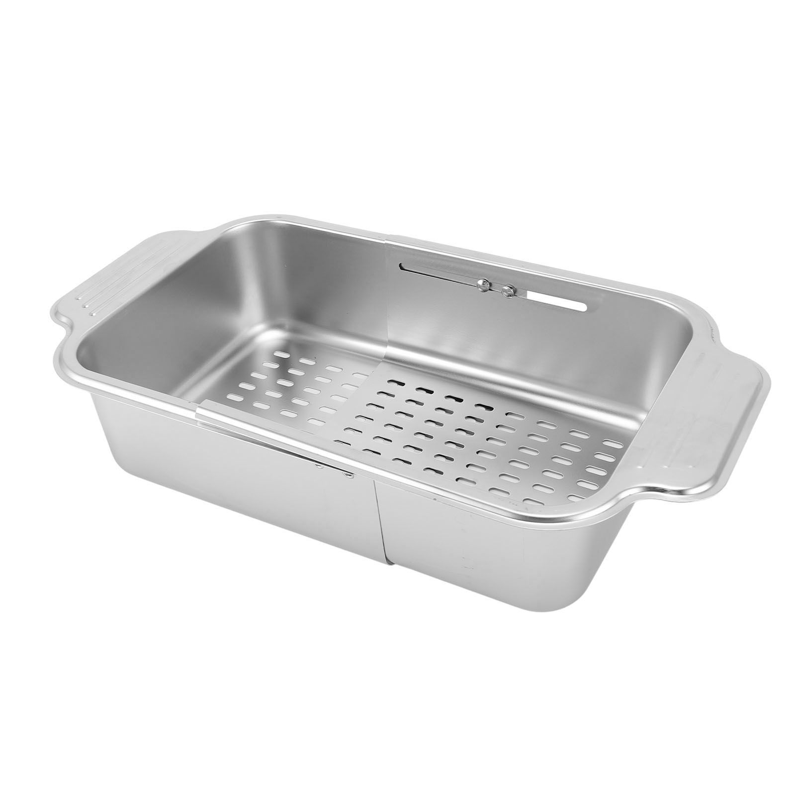 Expandable Dish Drying Rack Stainless Steel Over Sink Dish Drainer Rack Basket view 10
