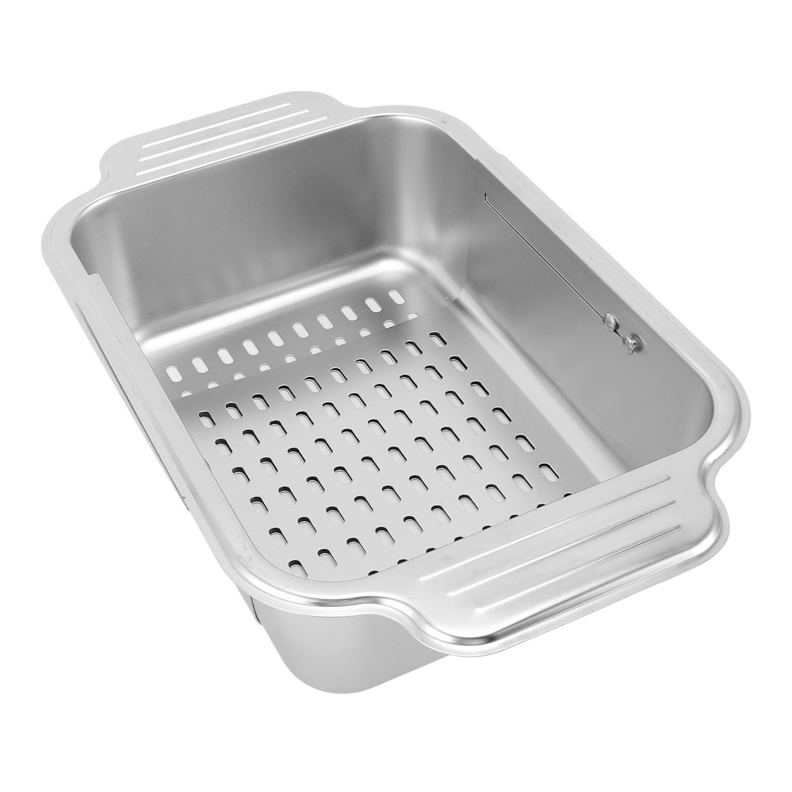Expandable Dish Drying Rack Stainless Steel Over Sink Dish Drainer Rack Basket view 11