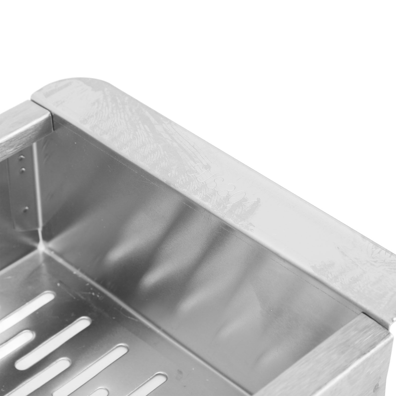 Sink Dish Drying Rack Retractable 304 Stainless Steel Space Saving Dish Sink view 7