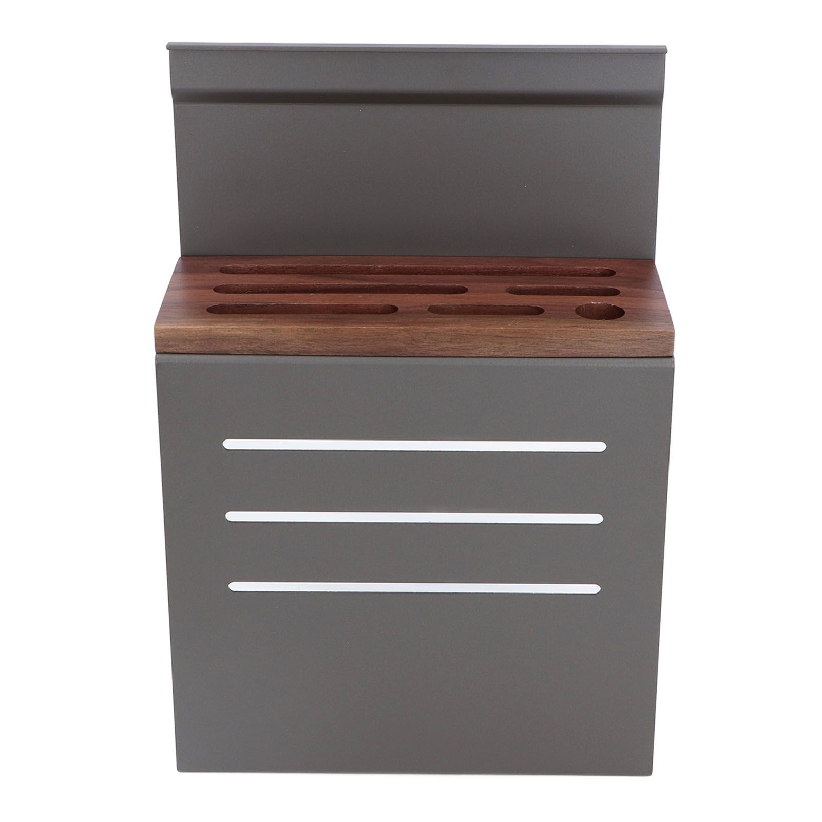 Wall Mount Cutlery Block Rack Aluminium Alloy Multifunctional Kitchen Cutlery view 4