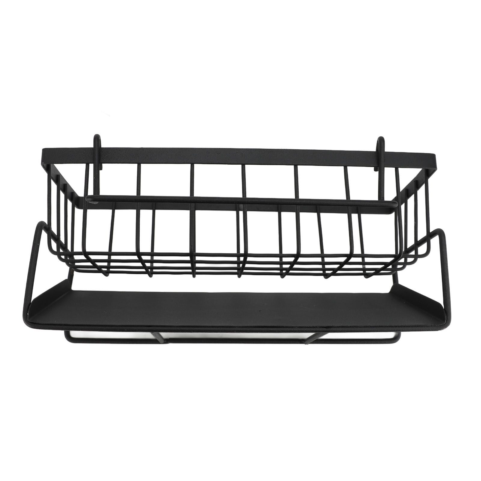 Kitchen Sink Sponge Holder Carbon Steel Multifunctional Soap Dispenser Kitchen