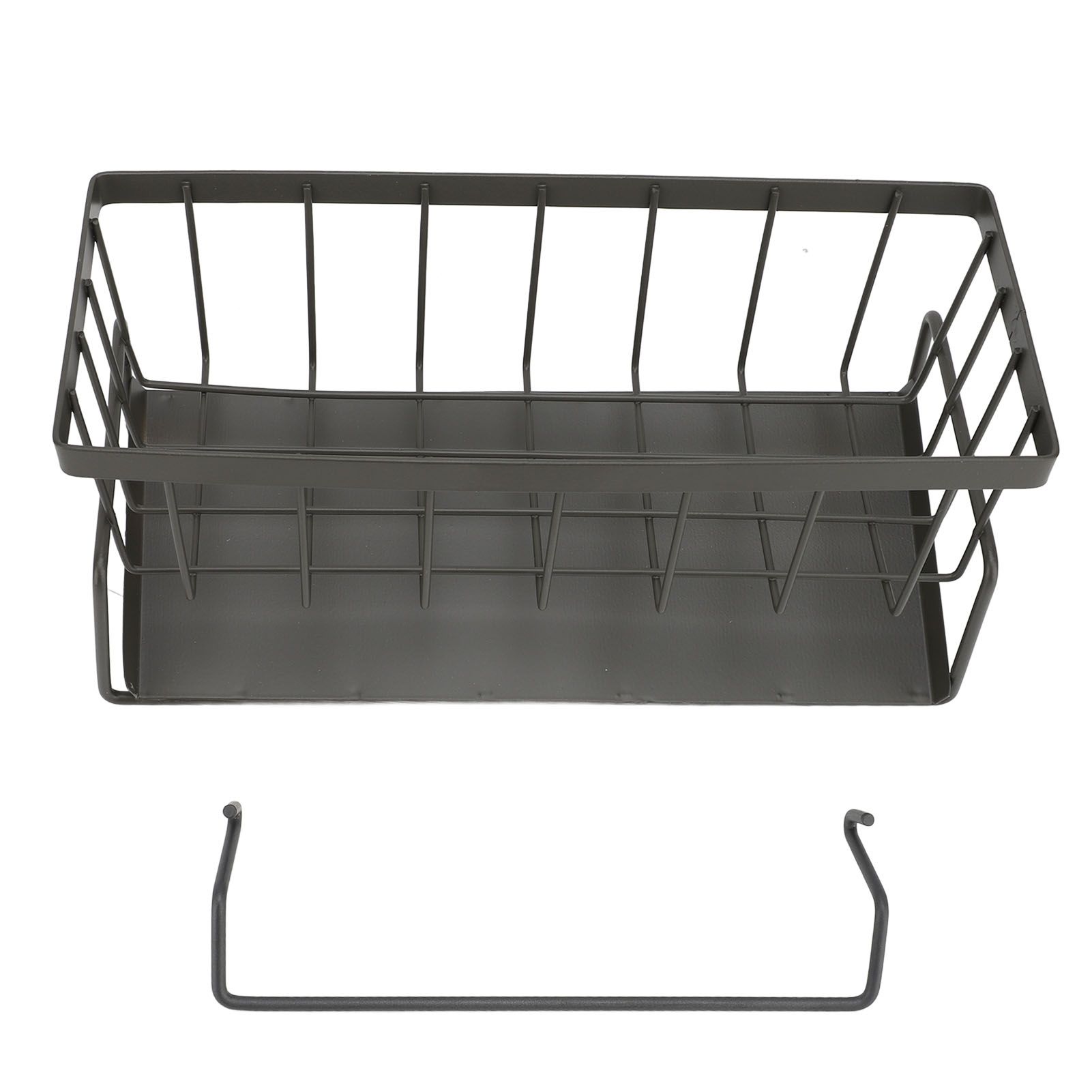 Kitchen Sink Sponge Holder Carbon Steel Multifunctional Soap Dispenser Kitchen view 3