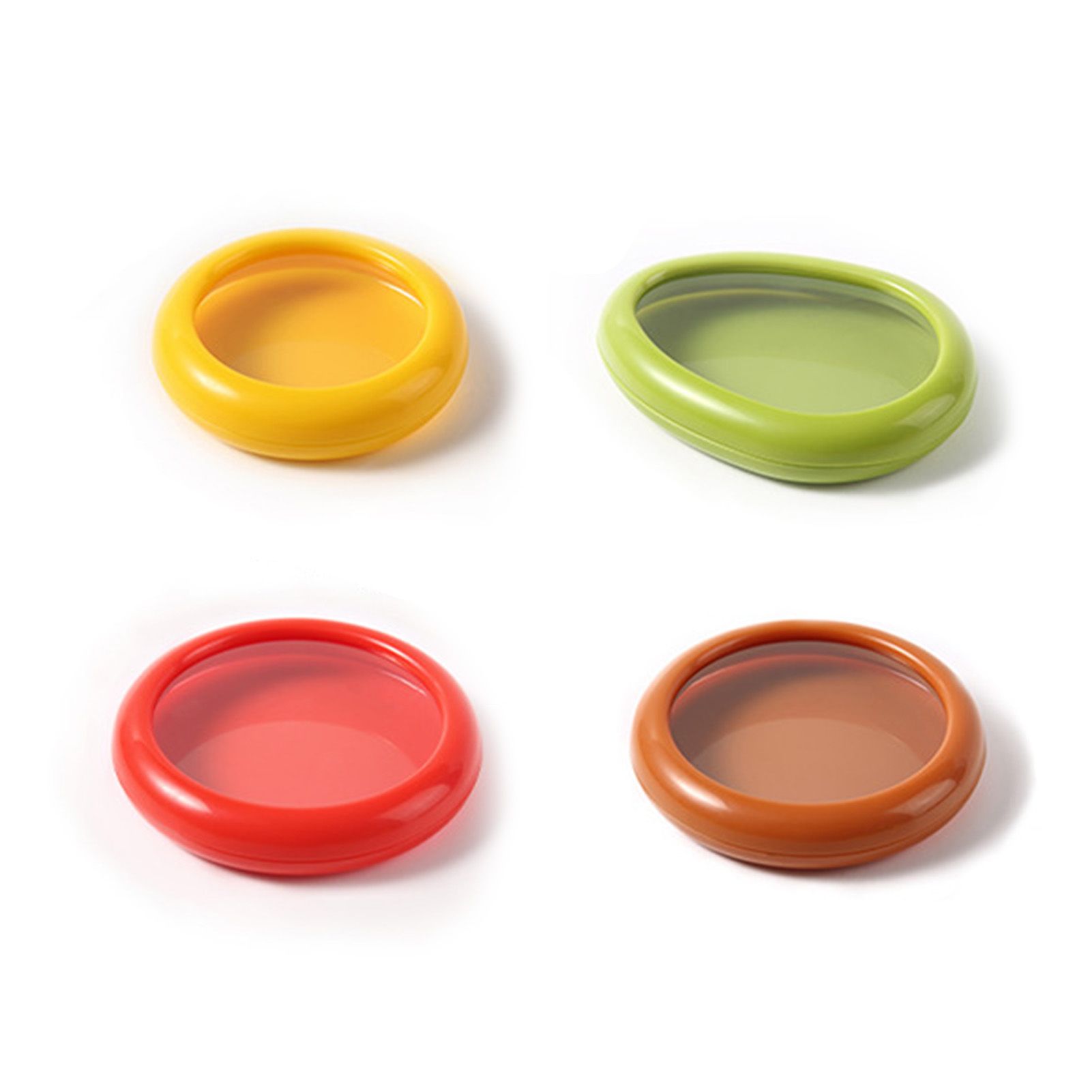 4PCS Transparent Fruit and Vegetable Preservation Box Tight Sealing Onion view 2