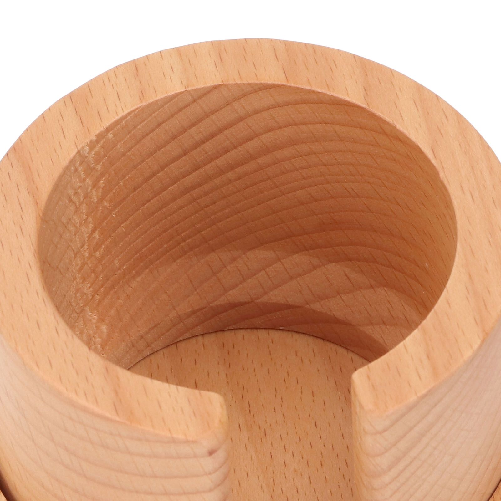 Coffee Portafilter Stand Anti Slip Fine Craftsmanship Wooden Coffee Tamper view 2