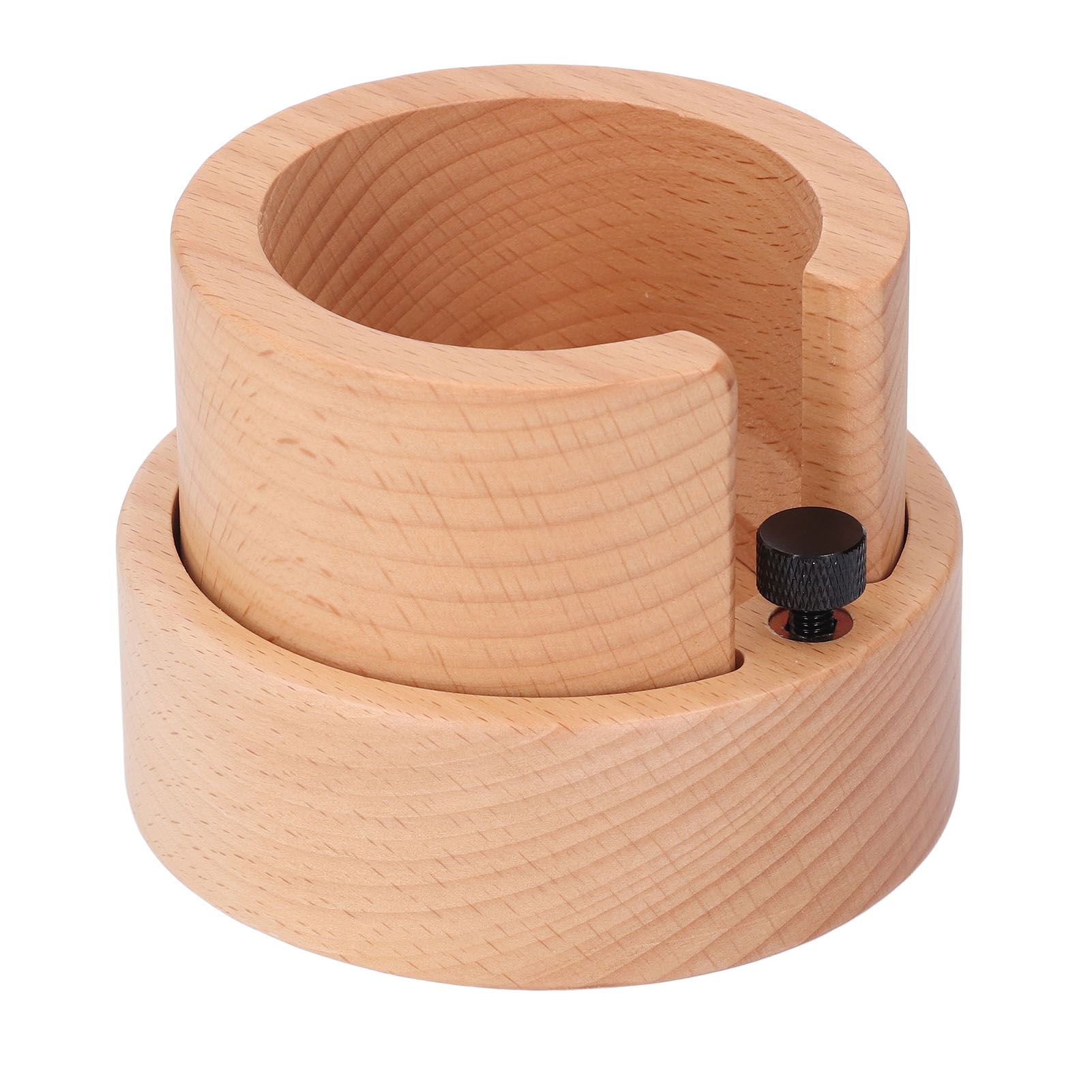 Coffee Portafilter Stand Anti Slip Fine Craftsmanship Wooden Coffee Tamper view 4