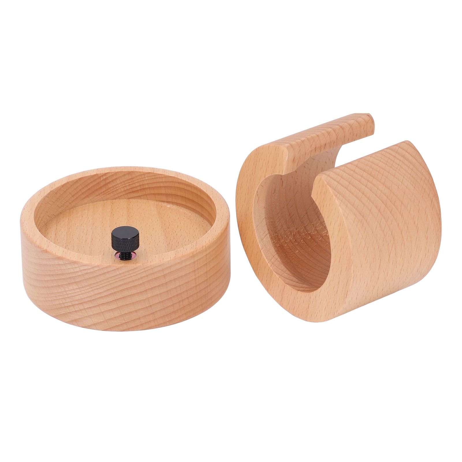 Coffee Portafilter Stand Anti Slip Fine Craftsmanship Wooden Coffee Tamper view 11
