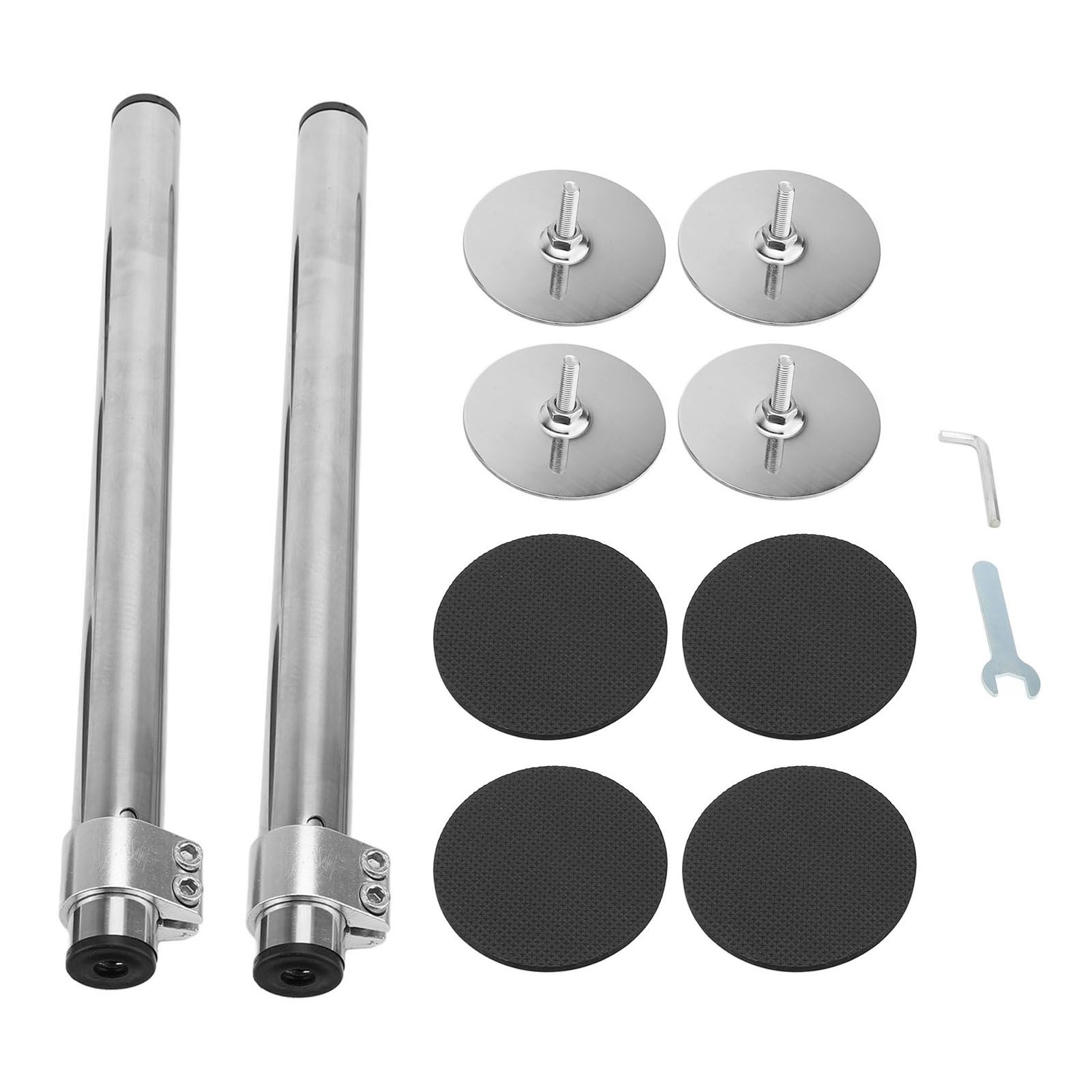 2PCS Undermount Sink Support 41 to 72cm Stainless Steel Robust Construction view 3