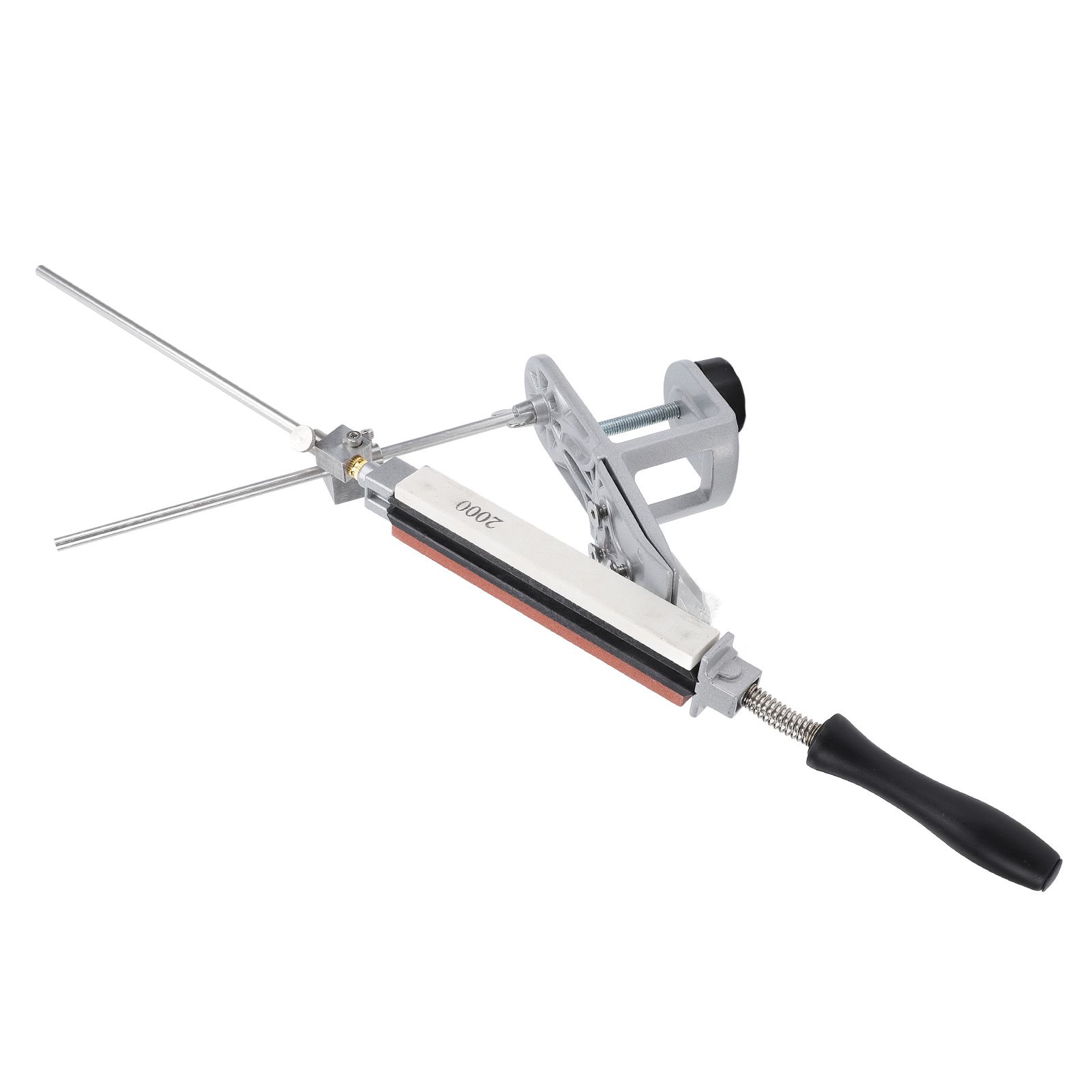 Fixed Angle Sharpener with 6 Whetstones Steel Versatile Sharpening Tool Kit view 11