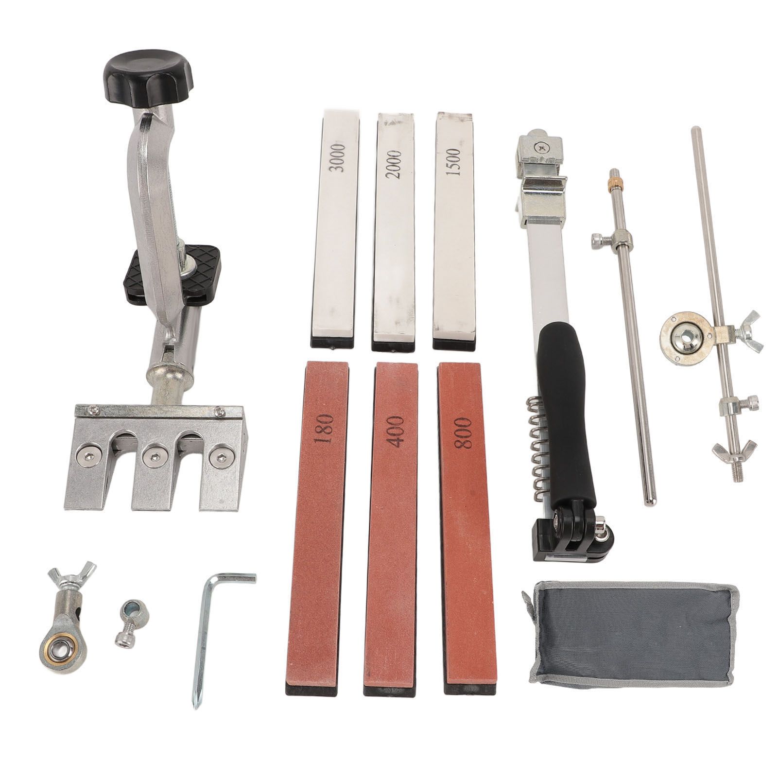 Fixed Angle Tool Sharpener 180‑3000 Grit Whetstones Flip Sharpening Kit for view 3