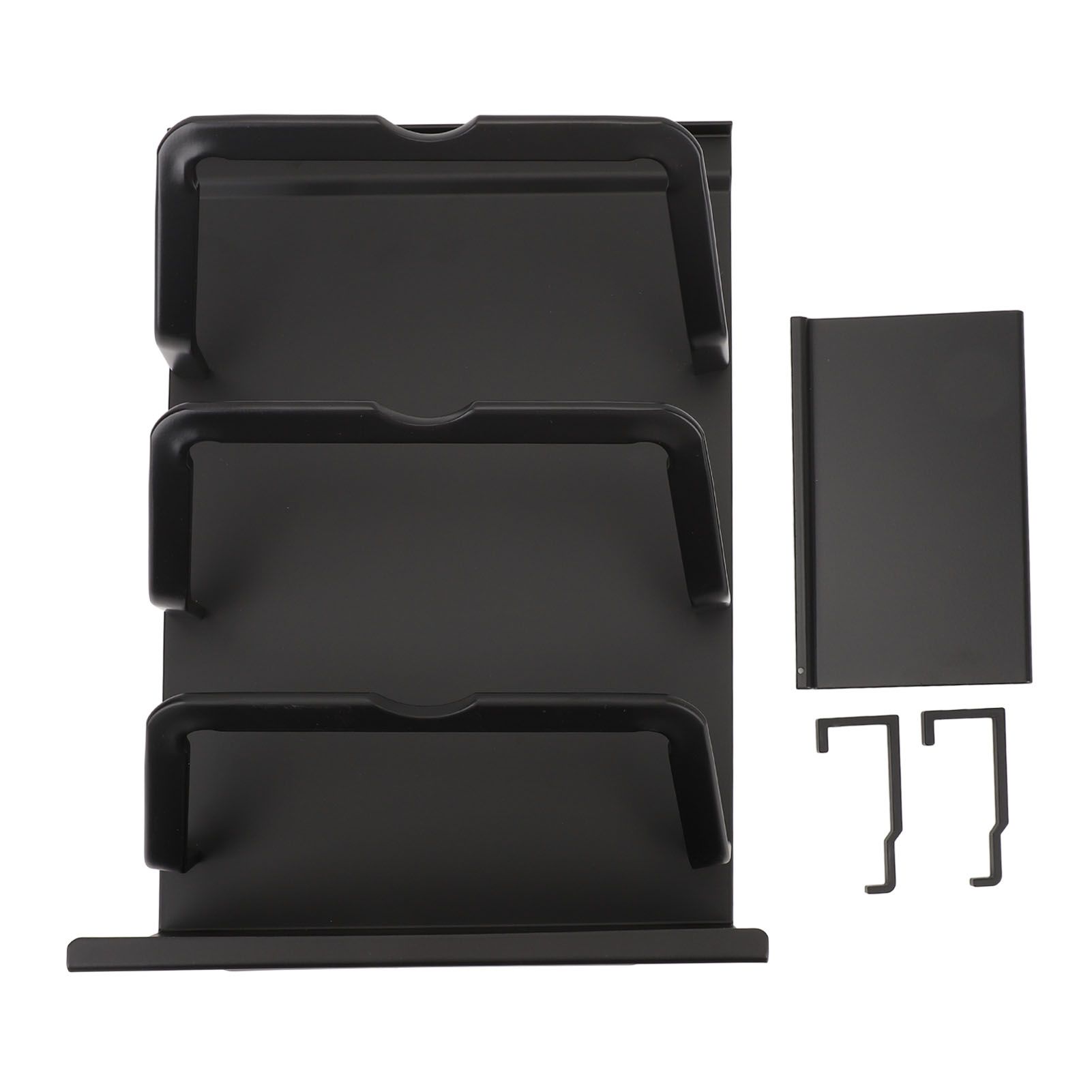 Pot Lid Organizer Rack Black Aluminium Alloy Multifunctional Chopping Board view 3