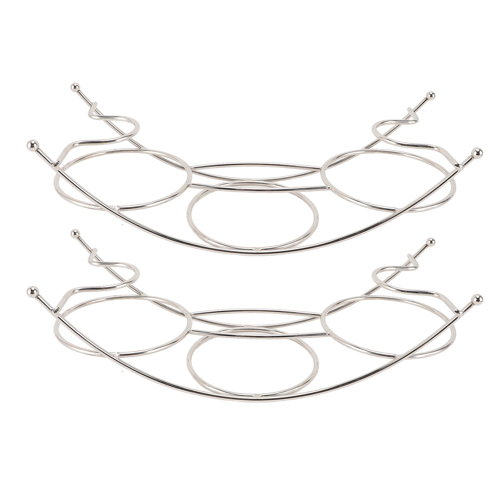 2PCS Spice Rack Organizer Stainless Steel 3 Slots Seasoning Box Spice view 8