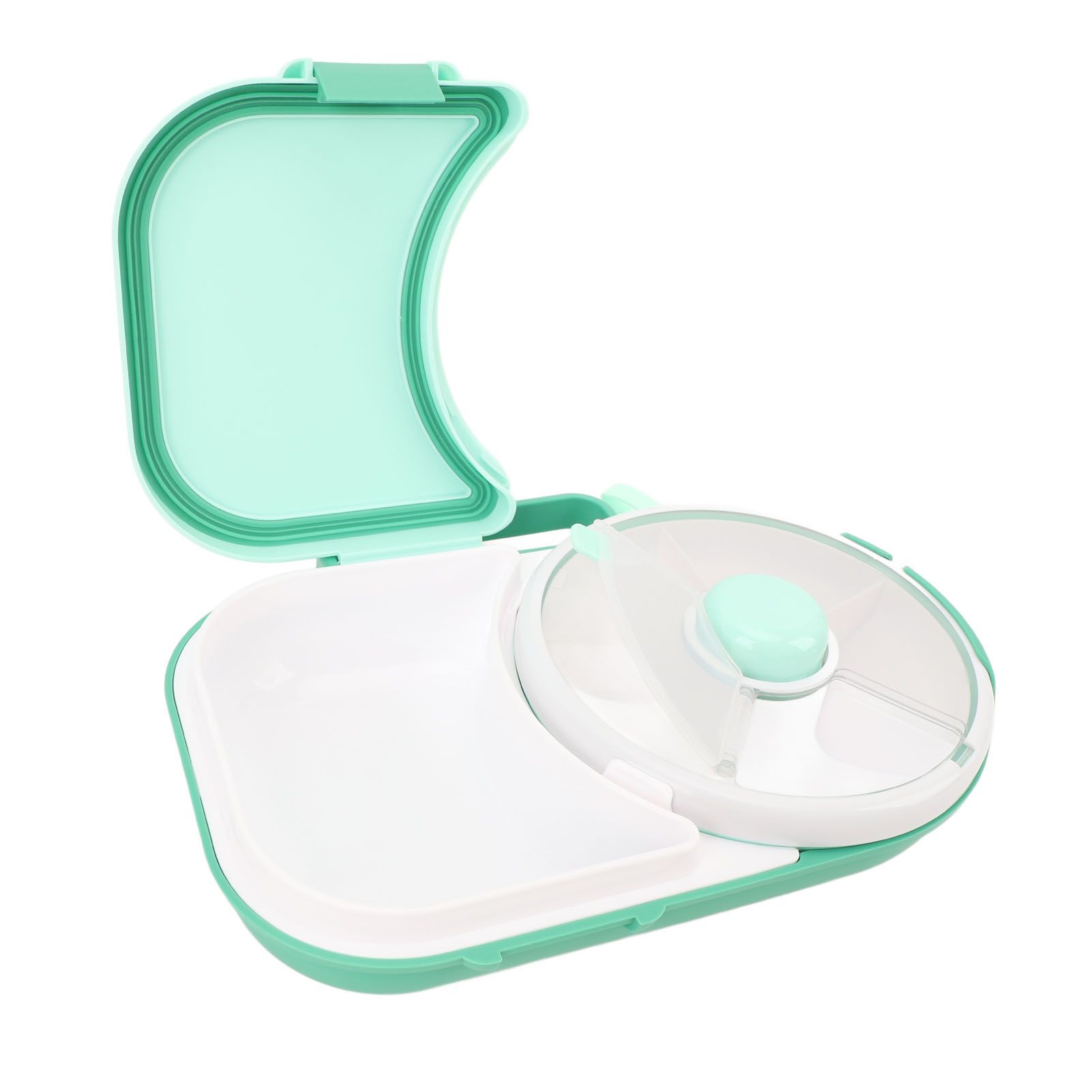 Snack Rotating Container with Lid Sealed Plastic Rotating Snack Storage Box view 4