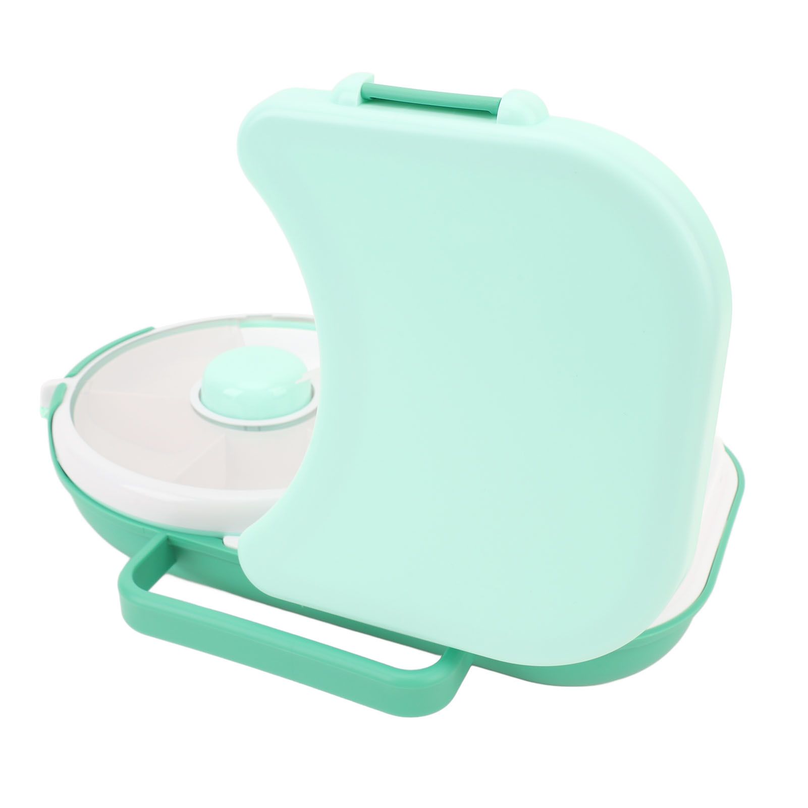 Snack Rotating Container with Lid Sealed Plastic Rotating Snack Storage Box view 5