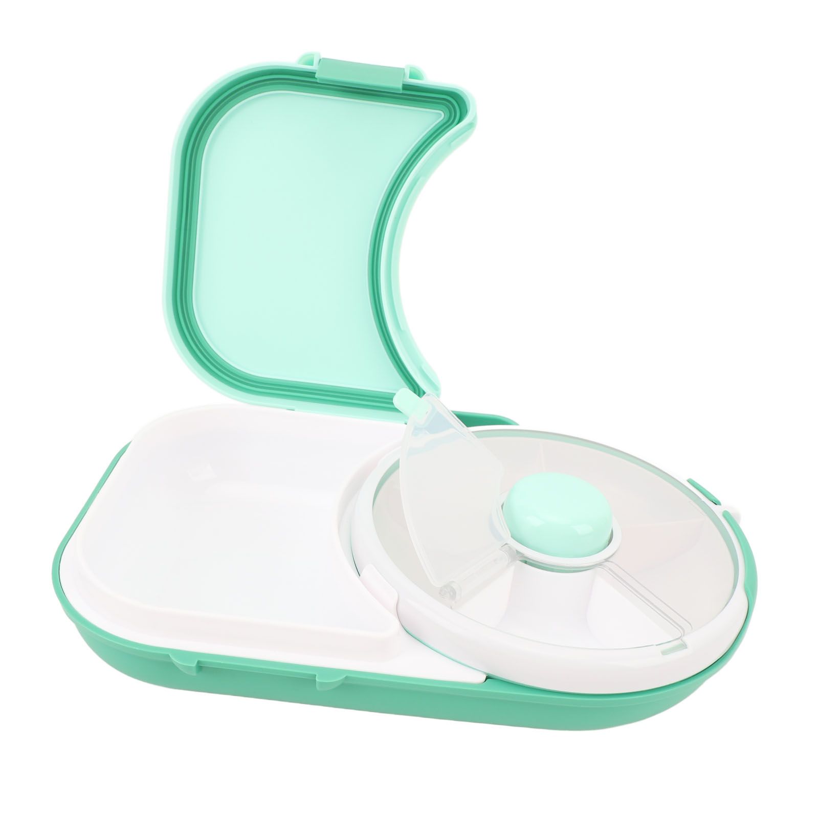 Snack Rotating Container with Lid Sealed Plastic Rotating Snack Storage Box view 6