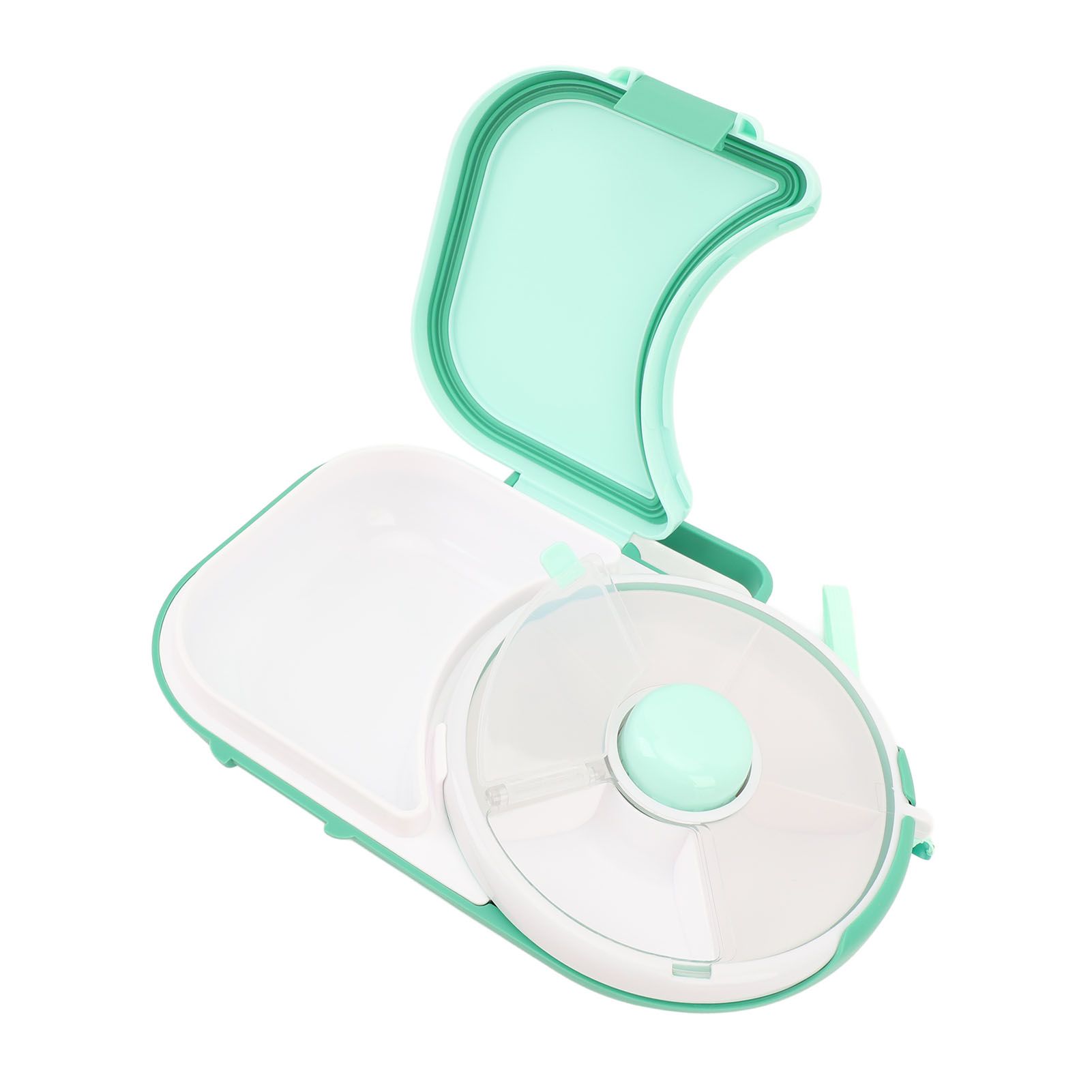 Snack Rotating Container with Lid Sealed Plastic Rotating Snack Storage Box view 8