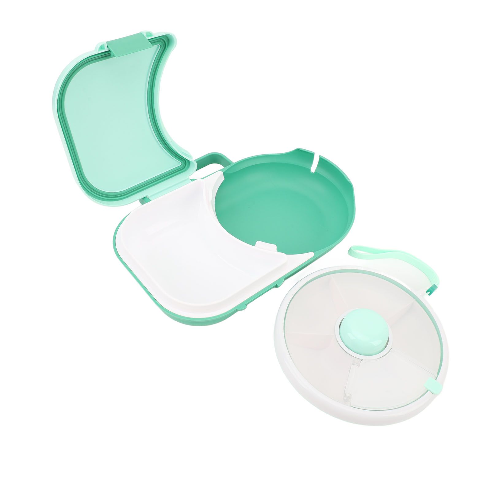 Snack Rotating Container with Lid Sealed Plastic Rotating Snack Storage Box view 10