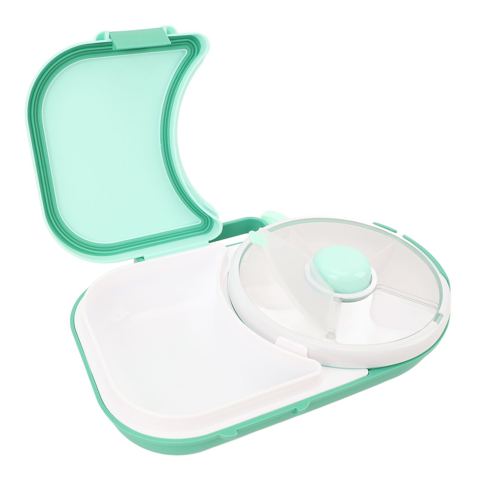 Snack Rotating Container with Lid Sealed Plastic Rotating Snack Storage Box view 12