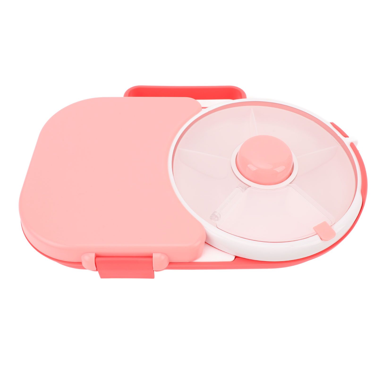 Snack Rotating Container with Lid Sealed Plastic Rotating Snack Storage Box — image 1