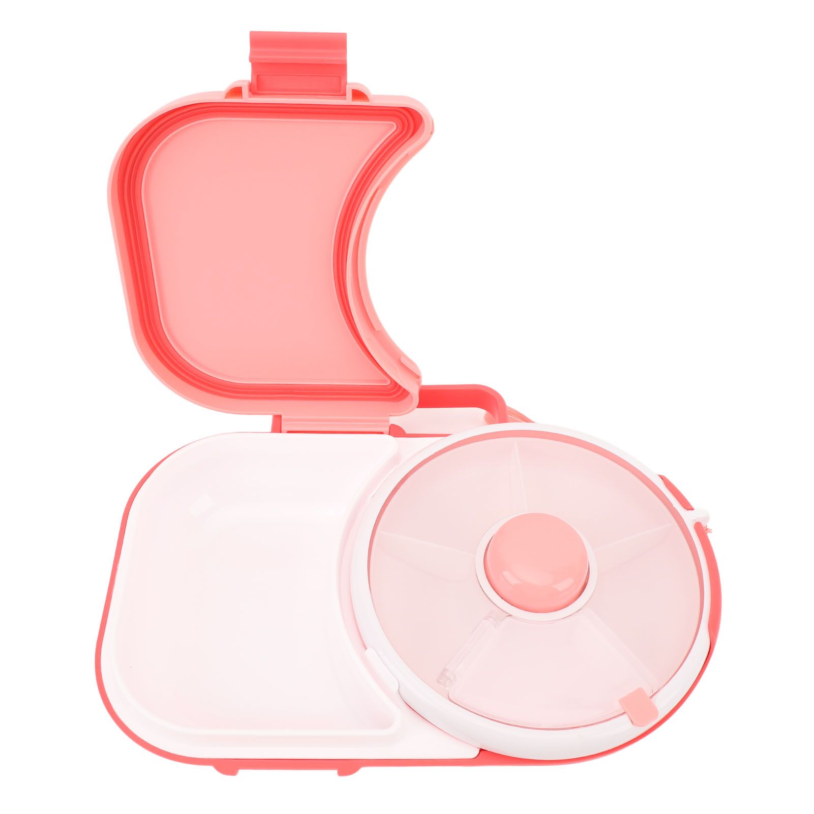 Snack Rotating Container with Lid Sealed Plastic Rotating Snack Storage Box view 4