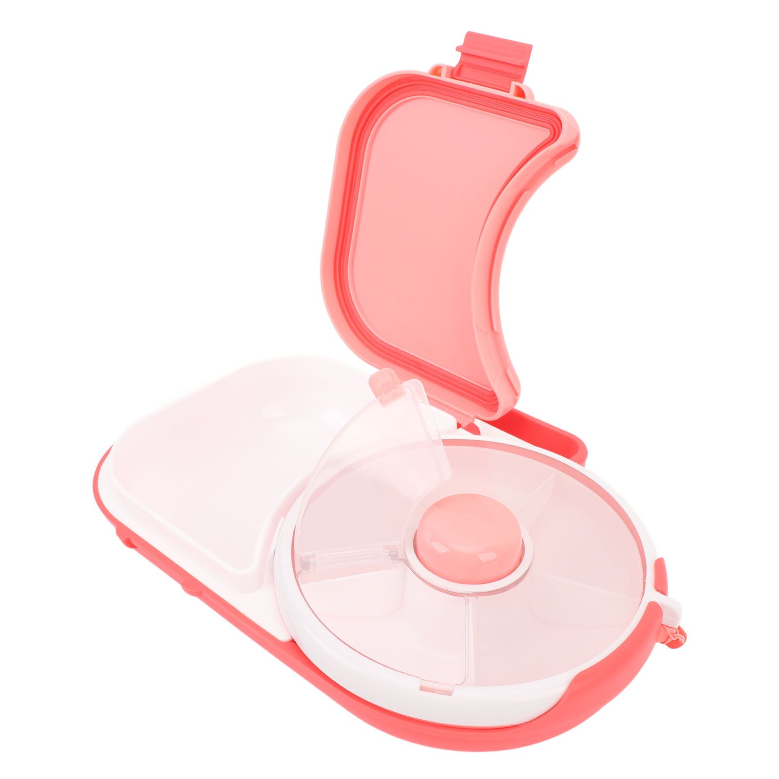 Snack Rotating Container with Lid Sealed Plastic Rotating Snack Storage Box view 8