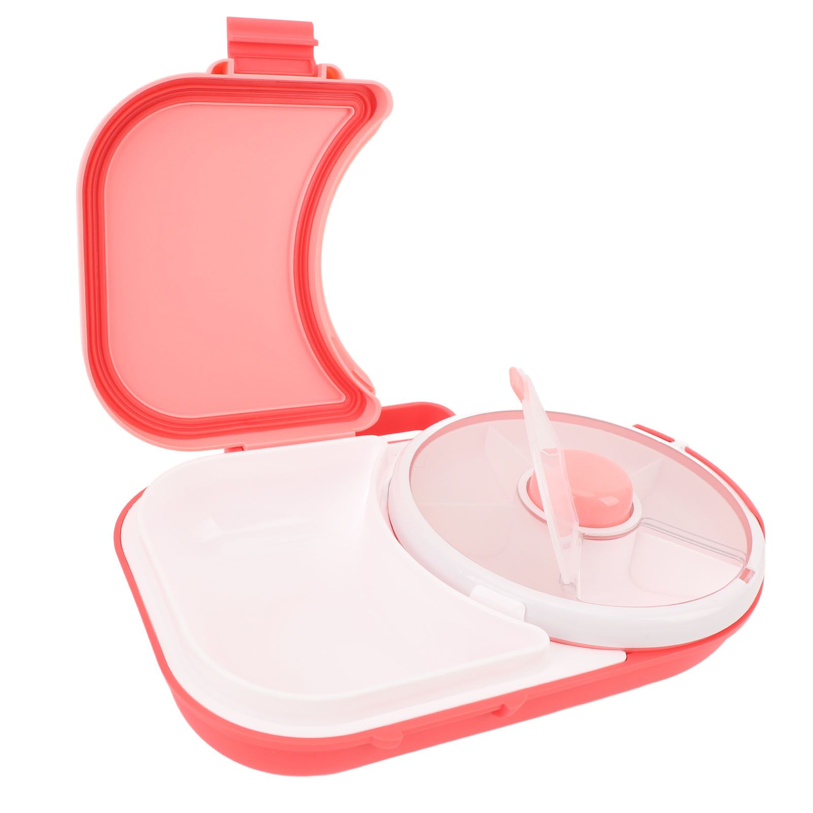 Snack Rotating Container with Lid Sealed Plastic Rotating Snack Storage Box view 9